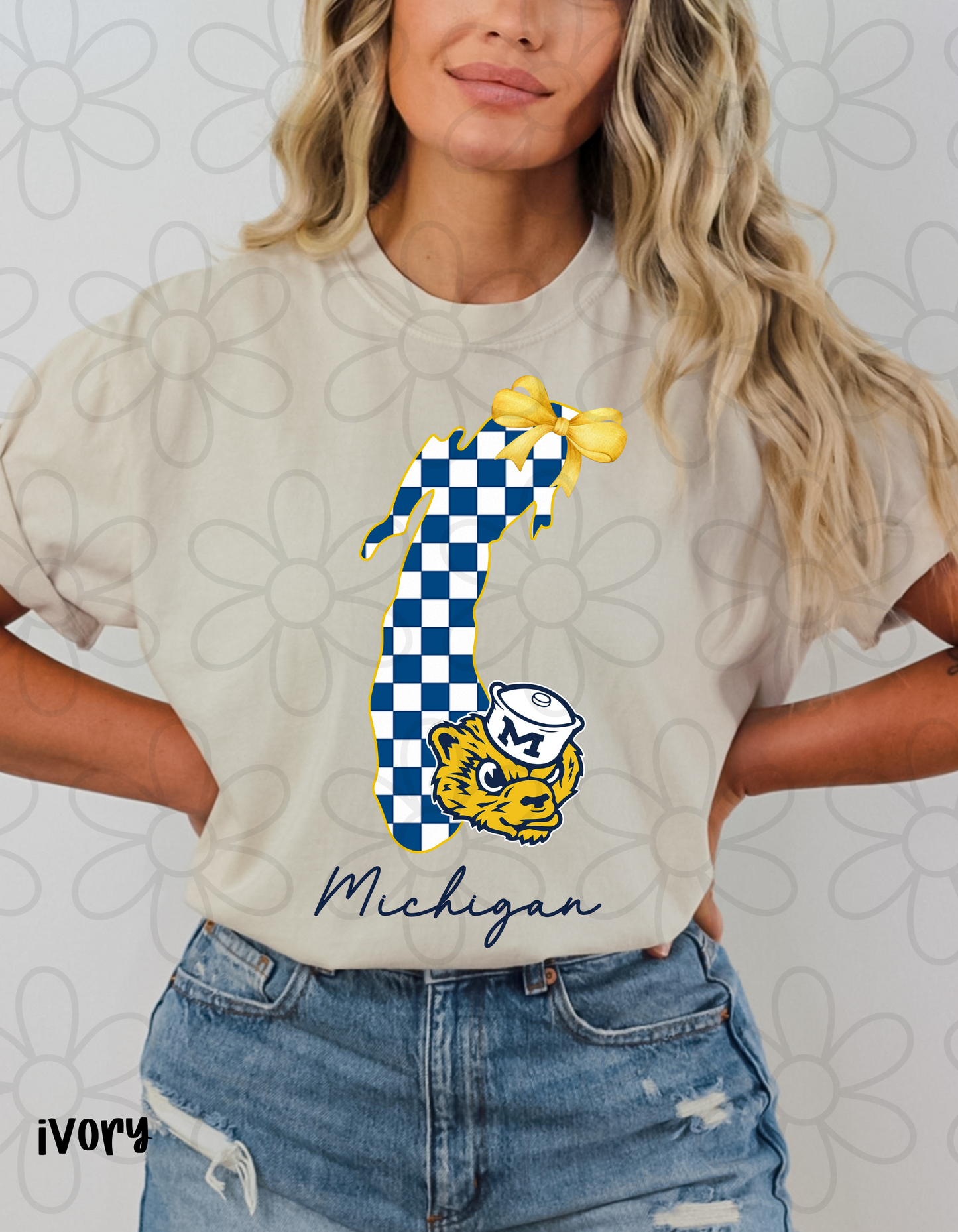 Checkered Team States (Multiple Options) DTF Transfer