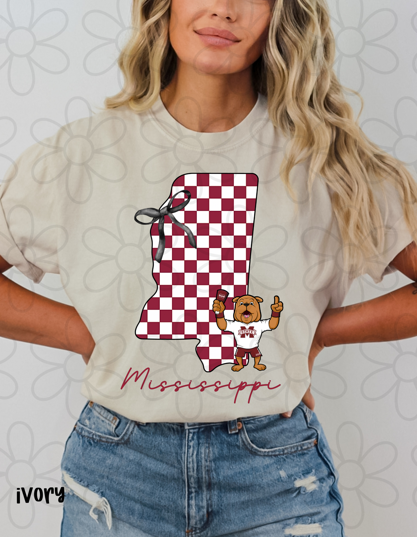 Checkered Team States (Multiple Options) DTF Transfer