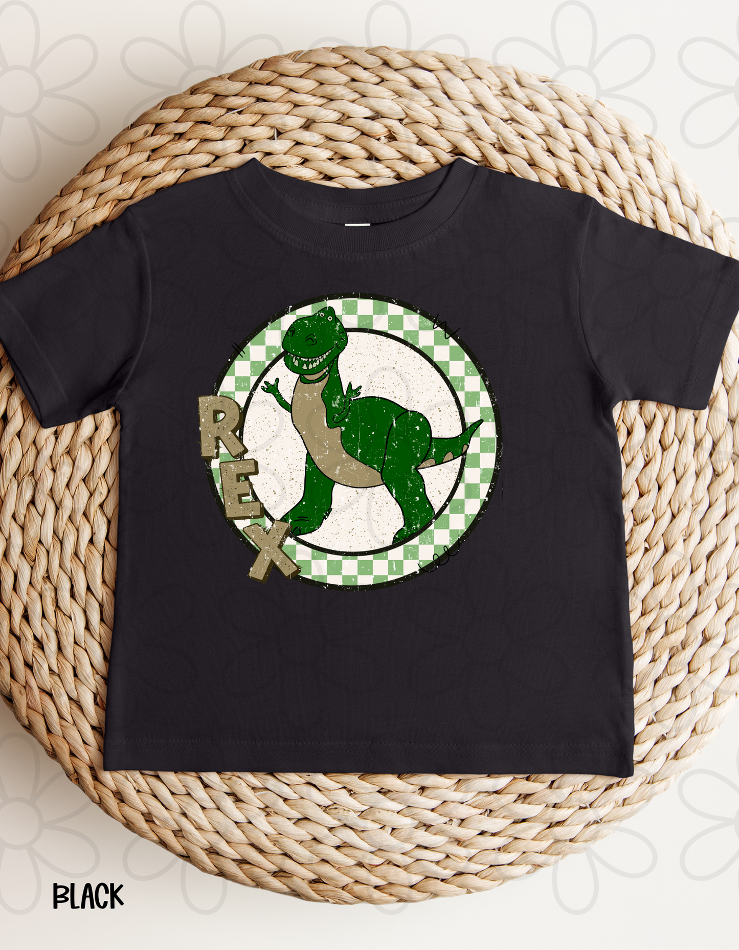 Distressed Checkered Toy Story Characters (Multiple Options) Completed Tee