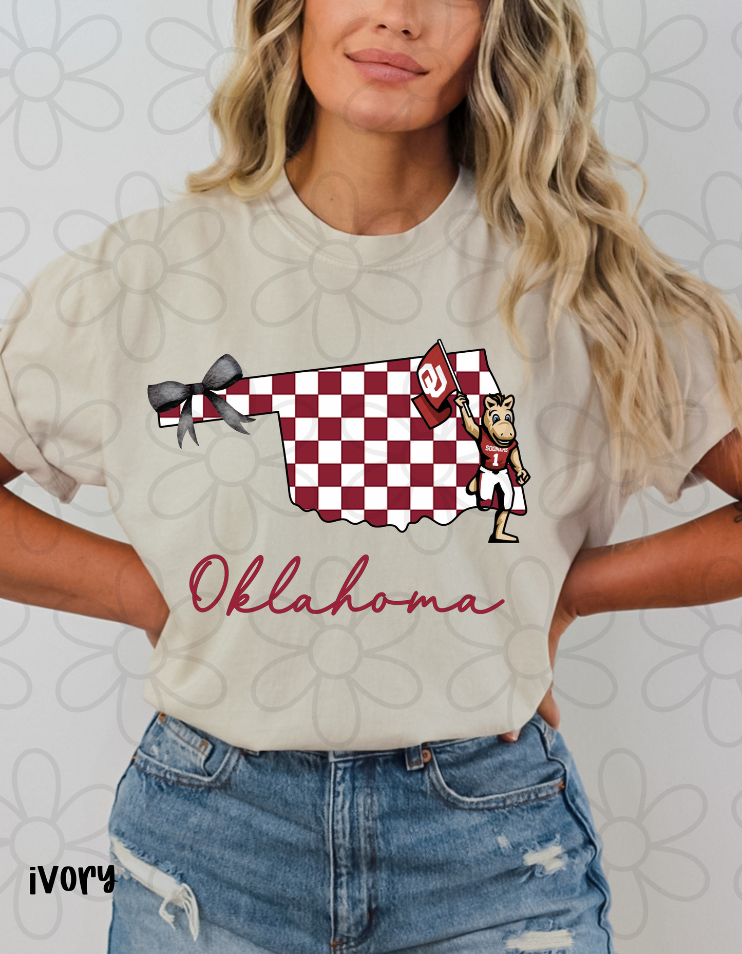 Checkered Team States (Multiple Options) DTF Transfer
