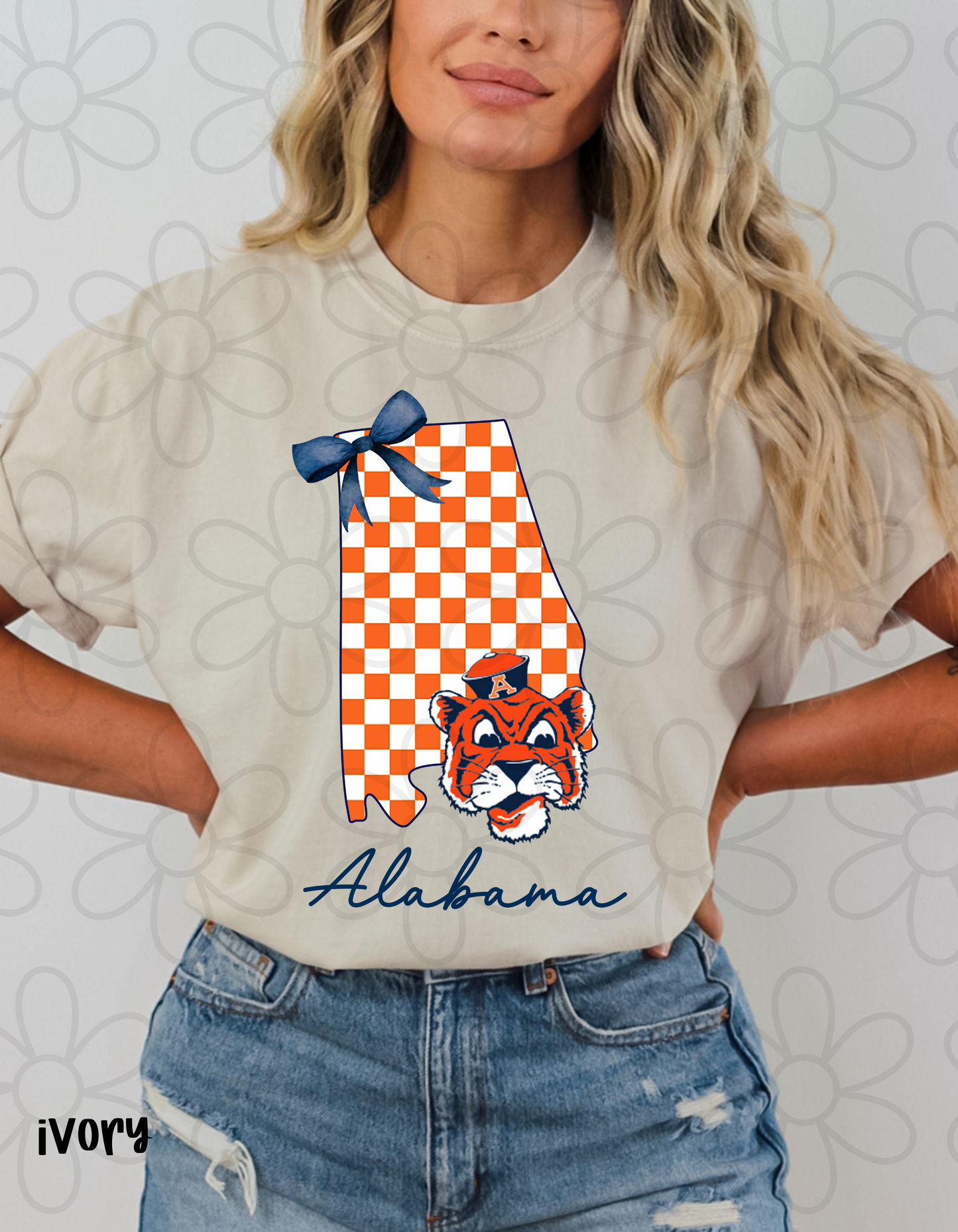 Checkered Team States (Multiple Options) DTF Transfer