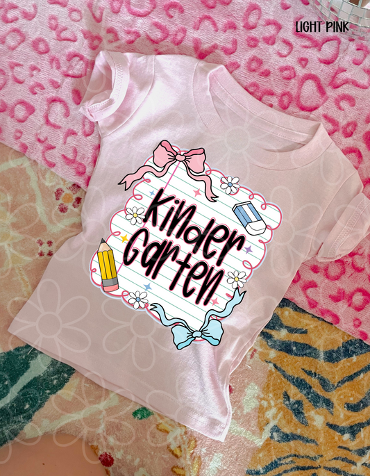 School Grades Coquette (Multiple Options) Kids Completed Tee