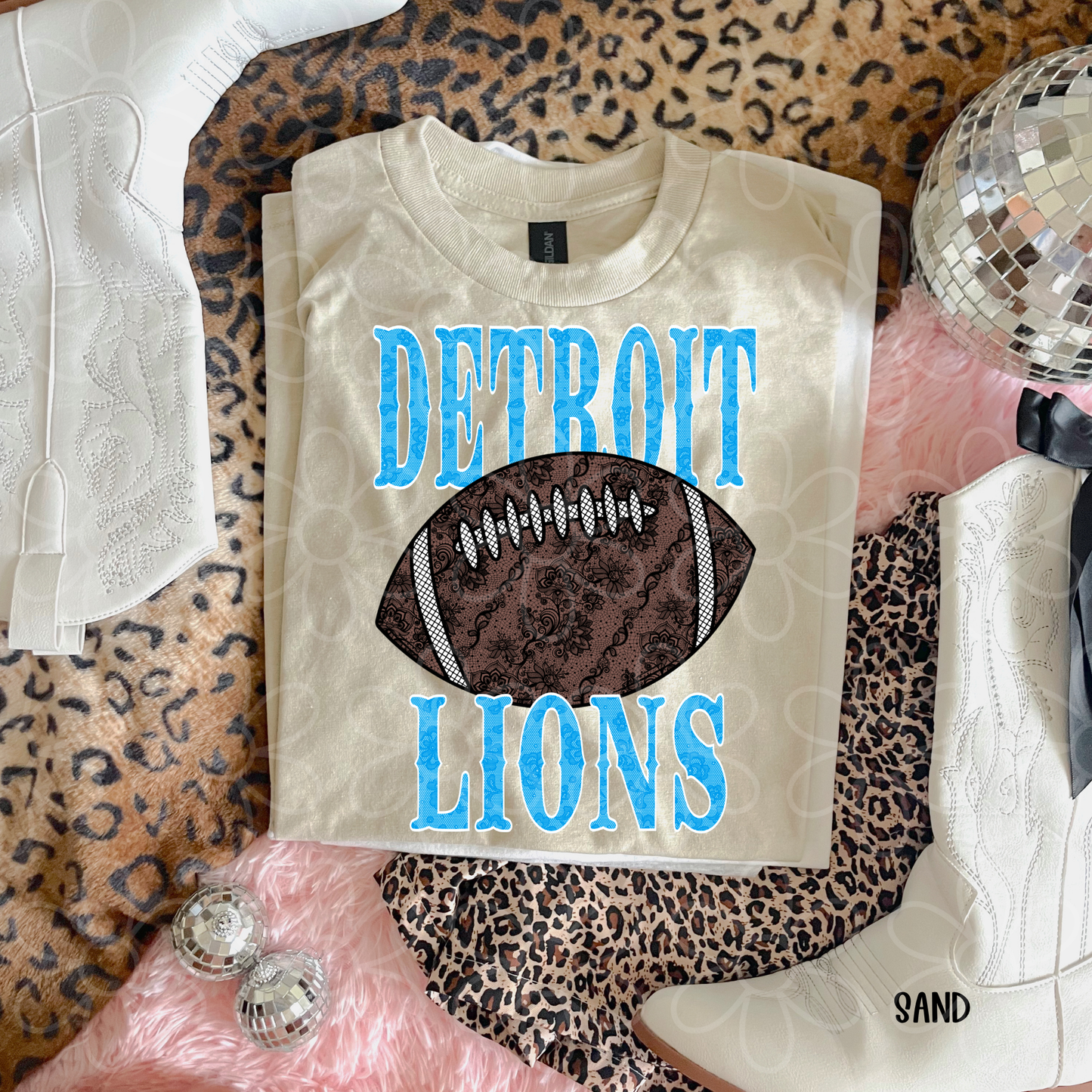 Lace Football Teams (Multiple Options) DTF Transfer