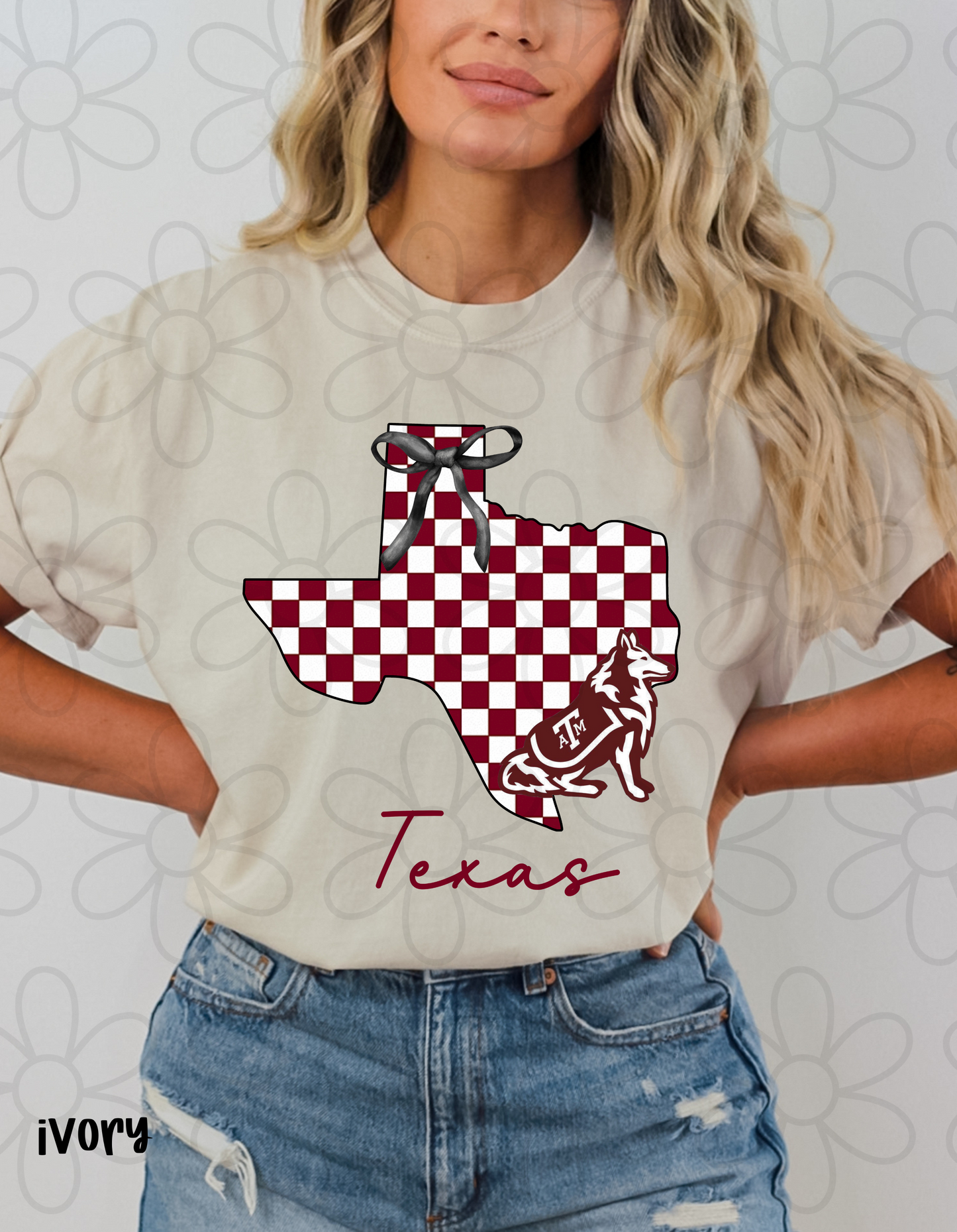 Checkered Team States (Multiple Options) DTF Transfer