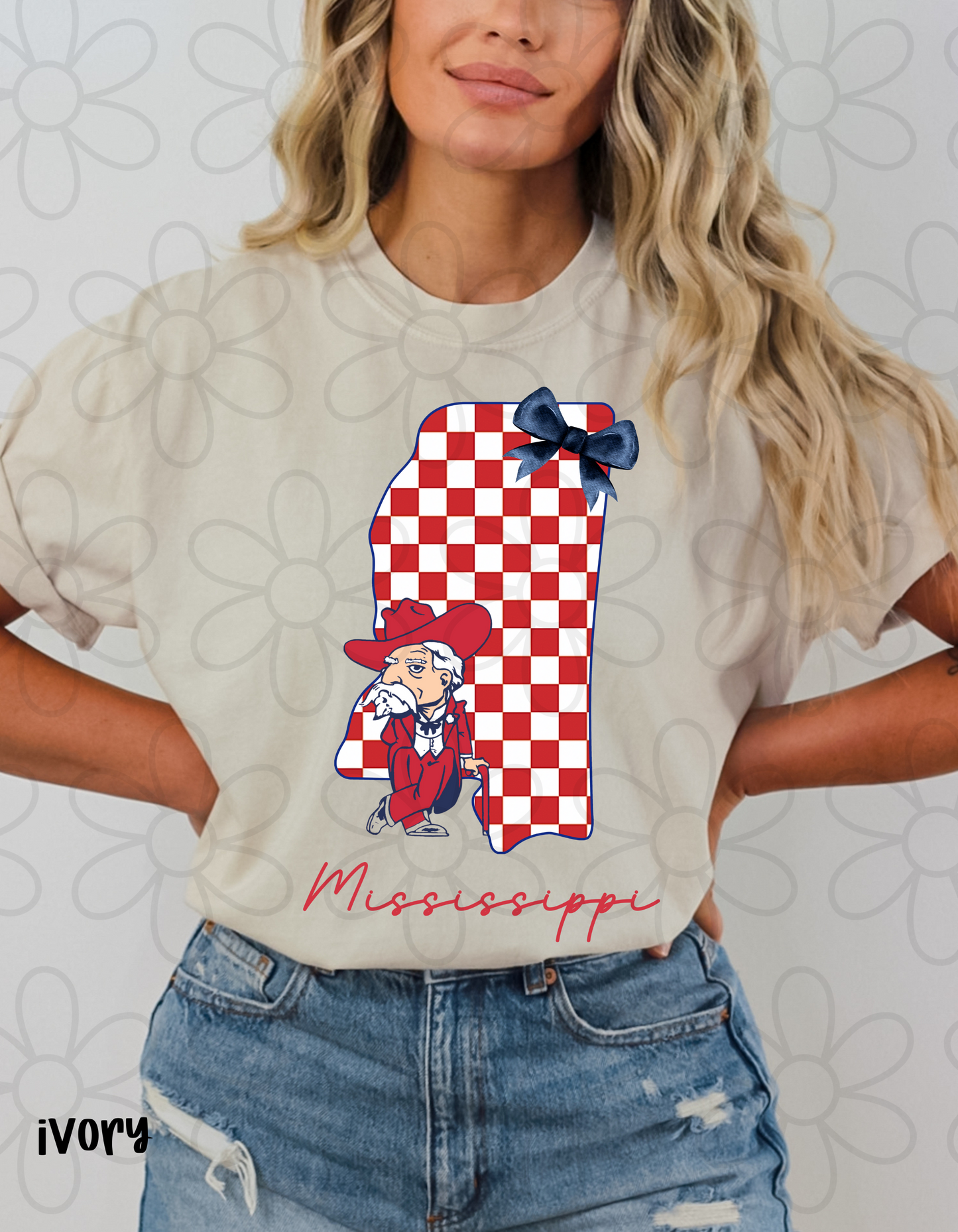 Checkered Team States (Multiple Options) DTF Transfer