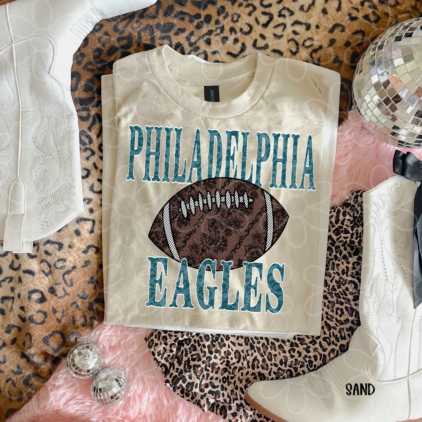 Lace Football Teams (Multiple Options) DTF Transfer