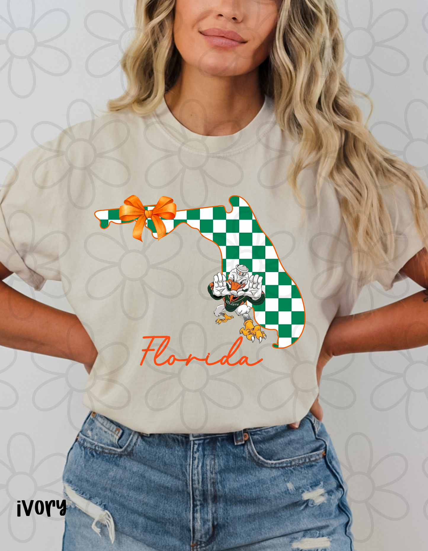Checkered Team States (Multiple Options) DTF Transfer