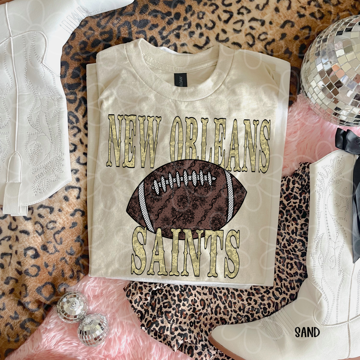 Lace Football Teams (Multiple Options) DTF Transfer