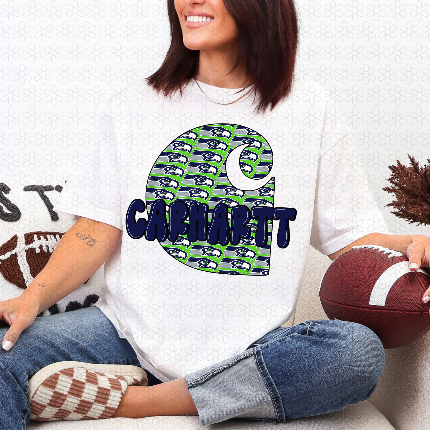 Seahawks Carhartt DTF Transfer
