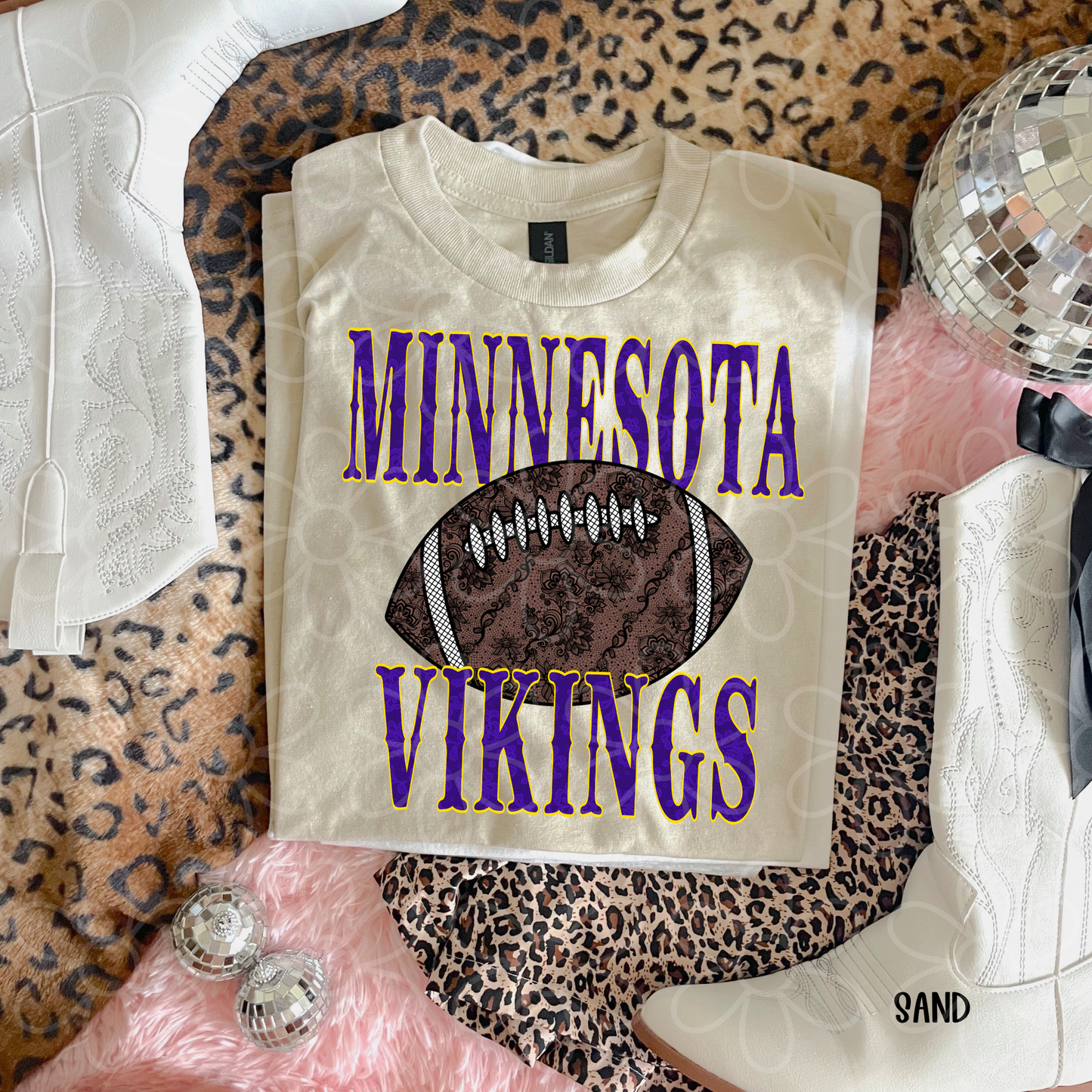 Lace Football Teams (Multiple Options) DTF Transfer