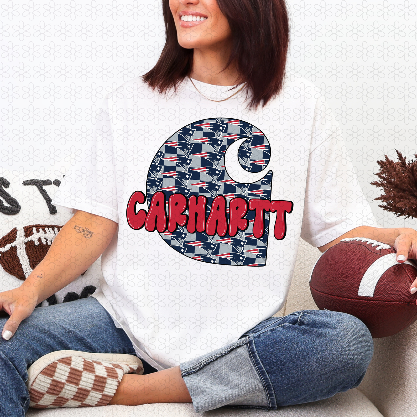 Patriots Carhartt DTF Transfer
