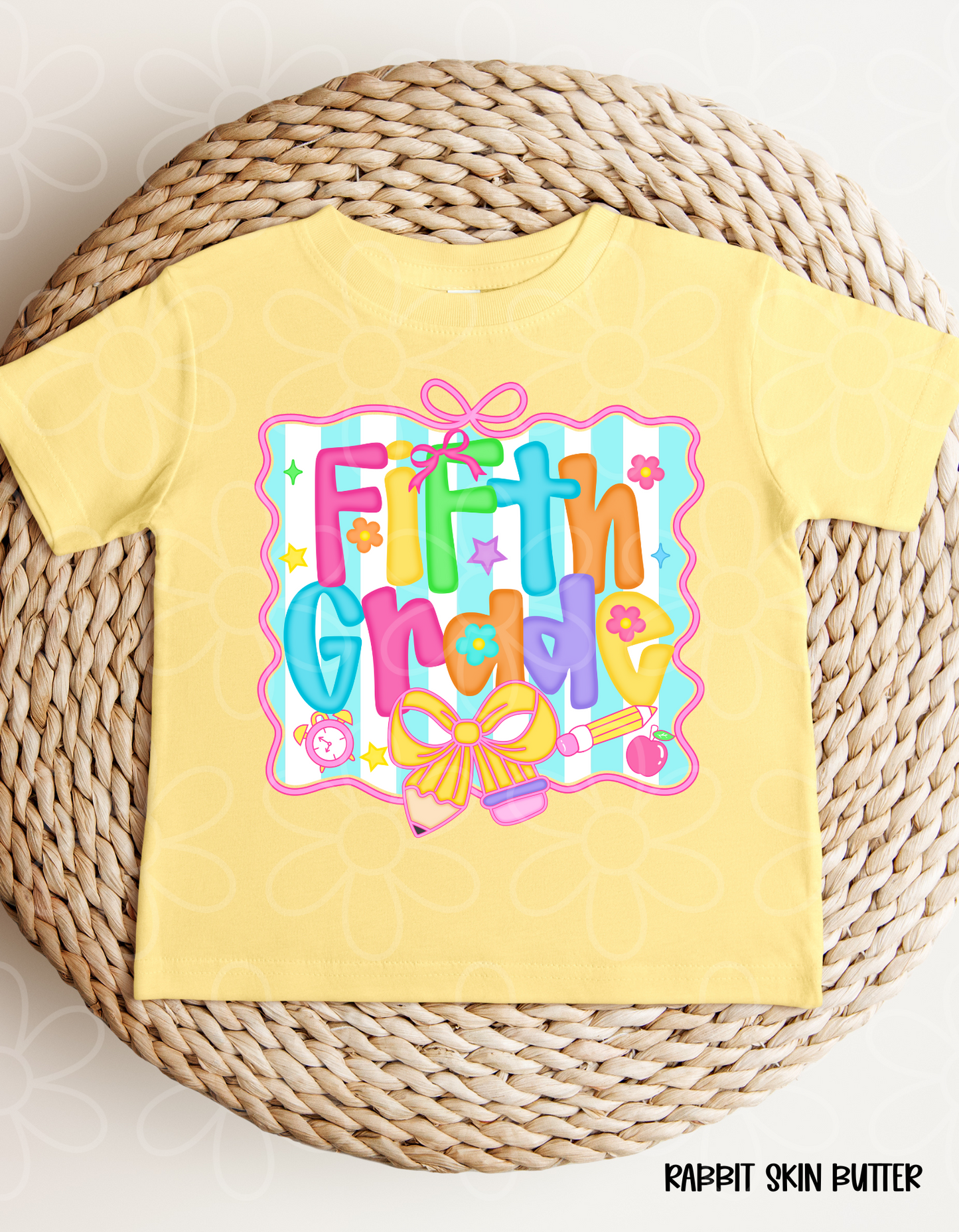 Preppy Colorful School Grades (Multiple Options) DTF Transfer