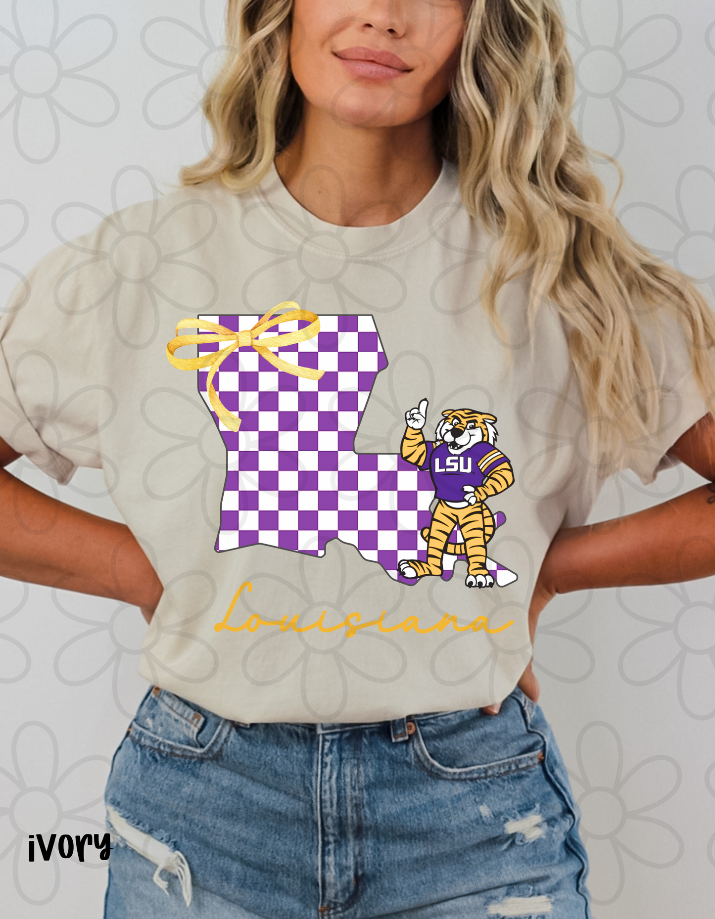 Checkered Team States (Multiple Options) DTF Transfer