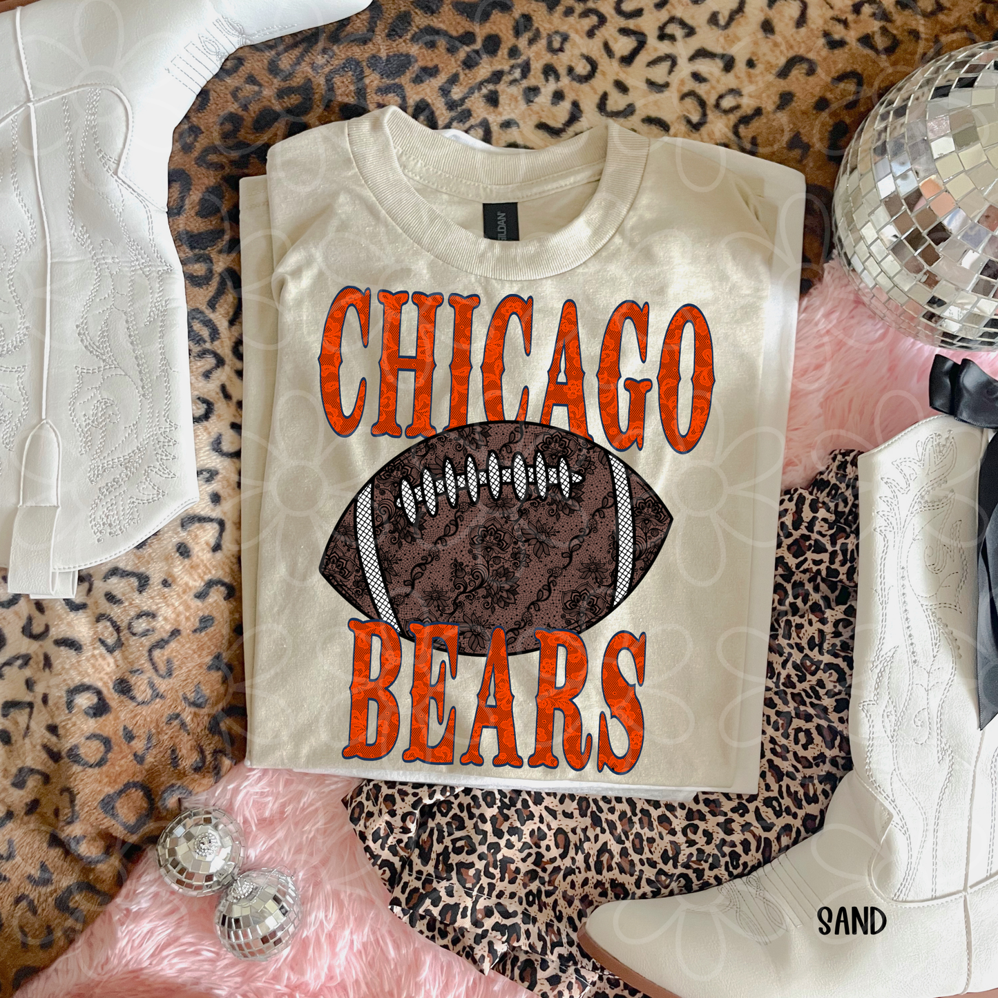 Lace Football Teams (Multiple Options) DTF Transfer