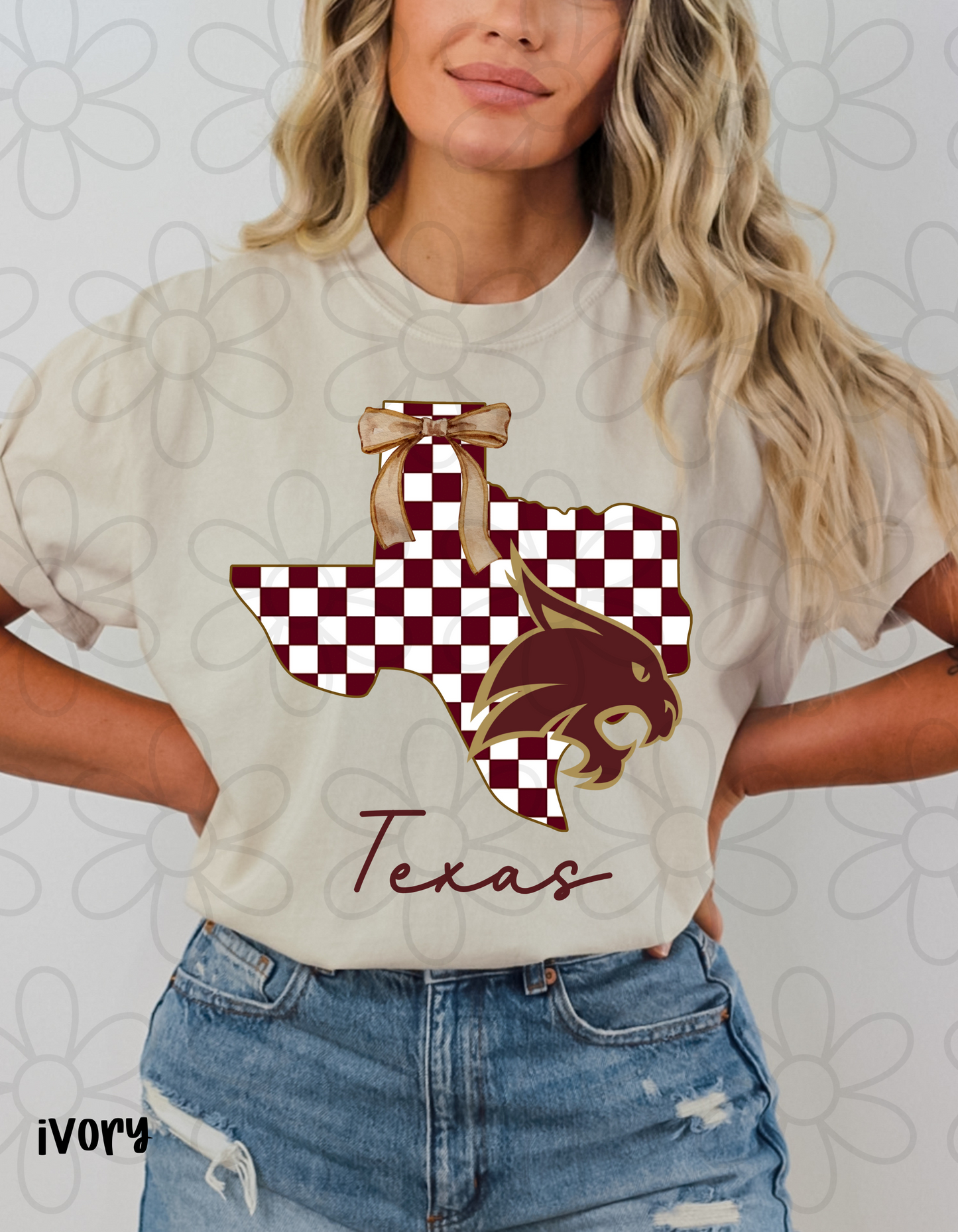 Checkered Team States (Multiple Options) DTF Transfer