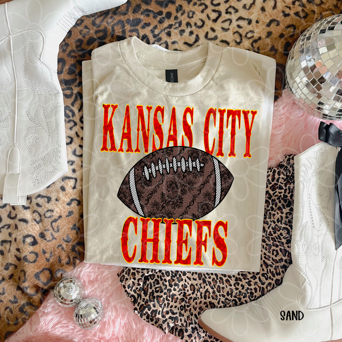 Lace Football Teams (Multiple Options) DTF Transfer