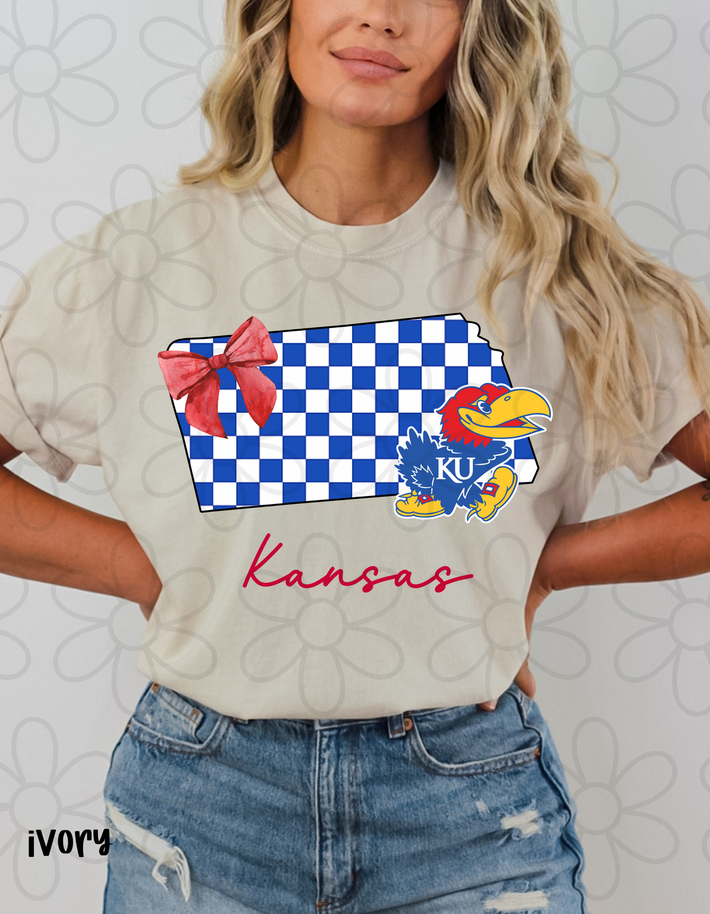 Checkered Team States (Multiple Options) DTF Transfer