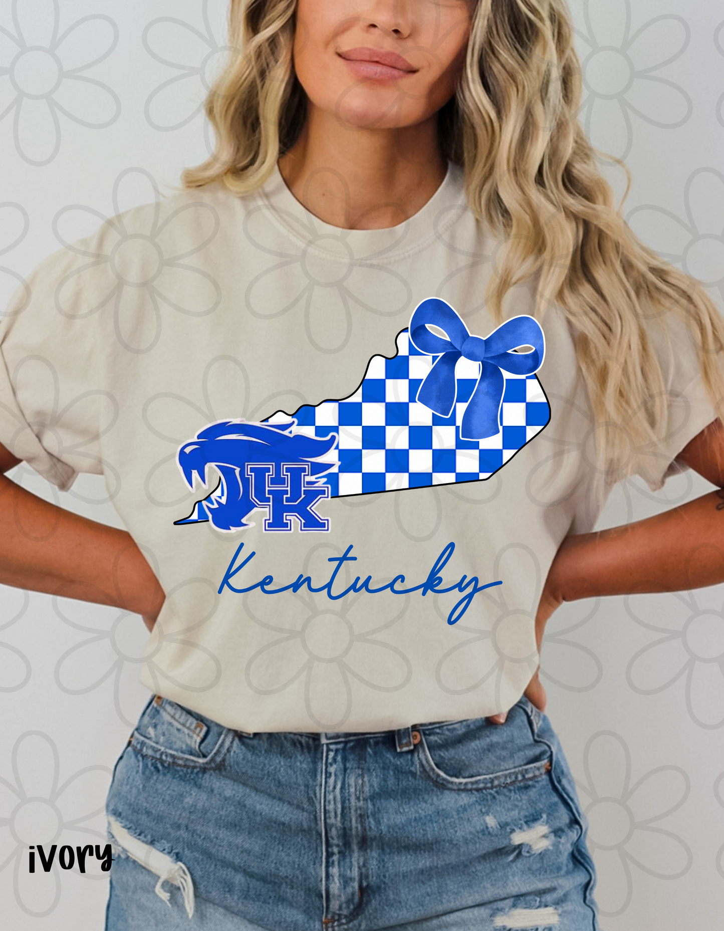 Checkered Team States (Multiple Options) DTF Transfer