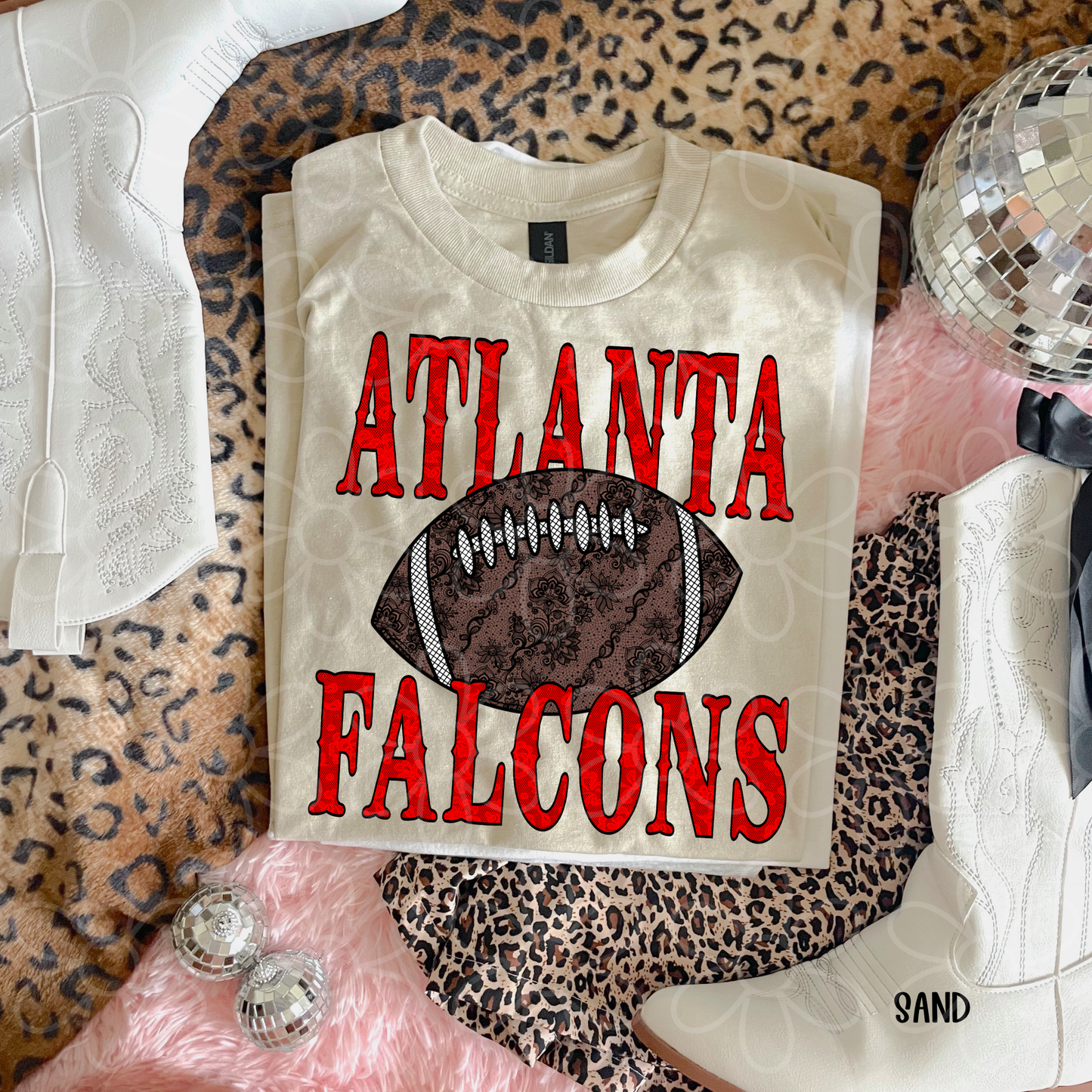 Lace Football Teams (Multiple Options) DTF Transfer