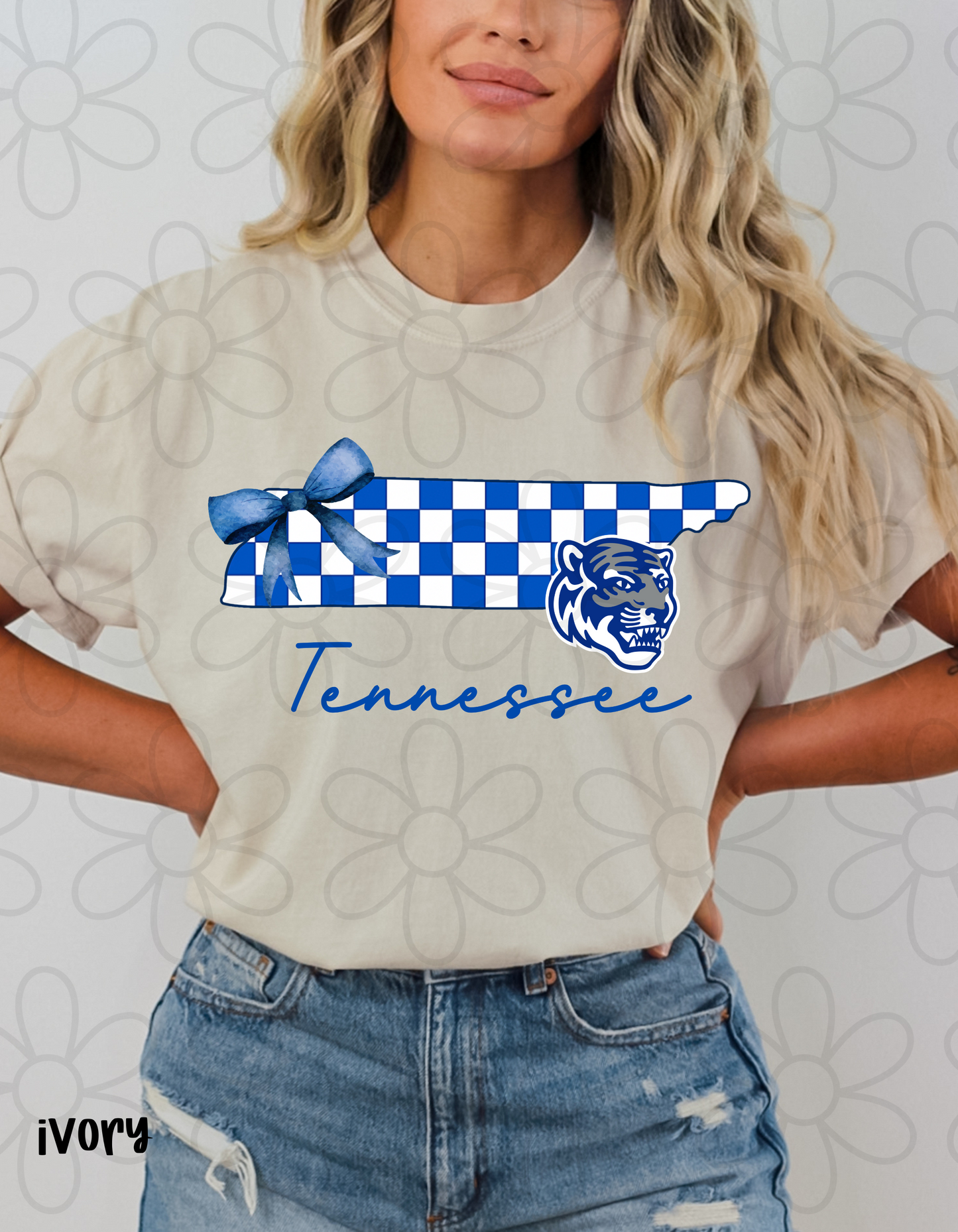 Checkered Team States (Multiple Options) DTF Transfer