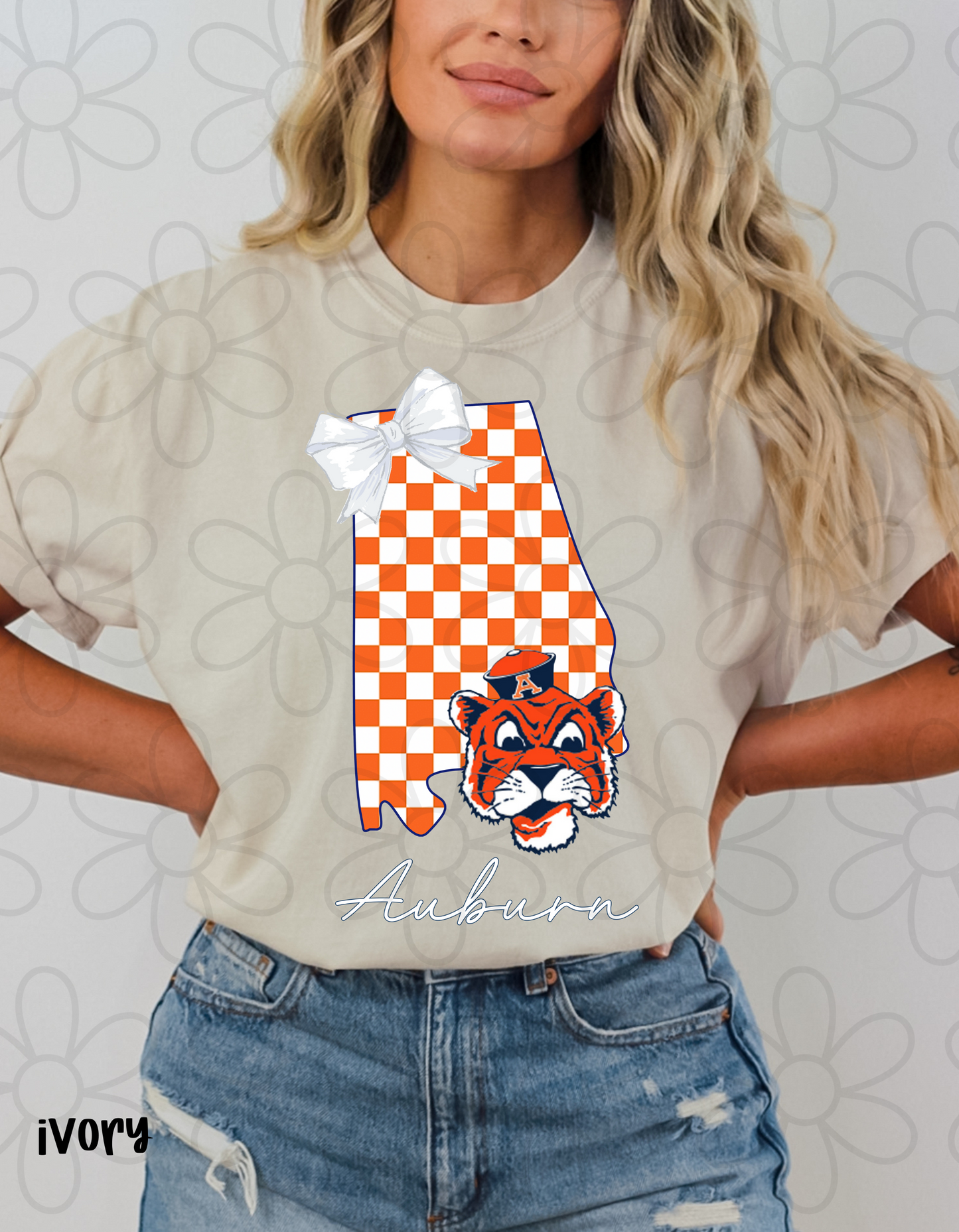 Checkered Team States (Multiple Options) DTF Transfer
