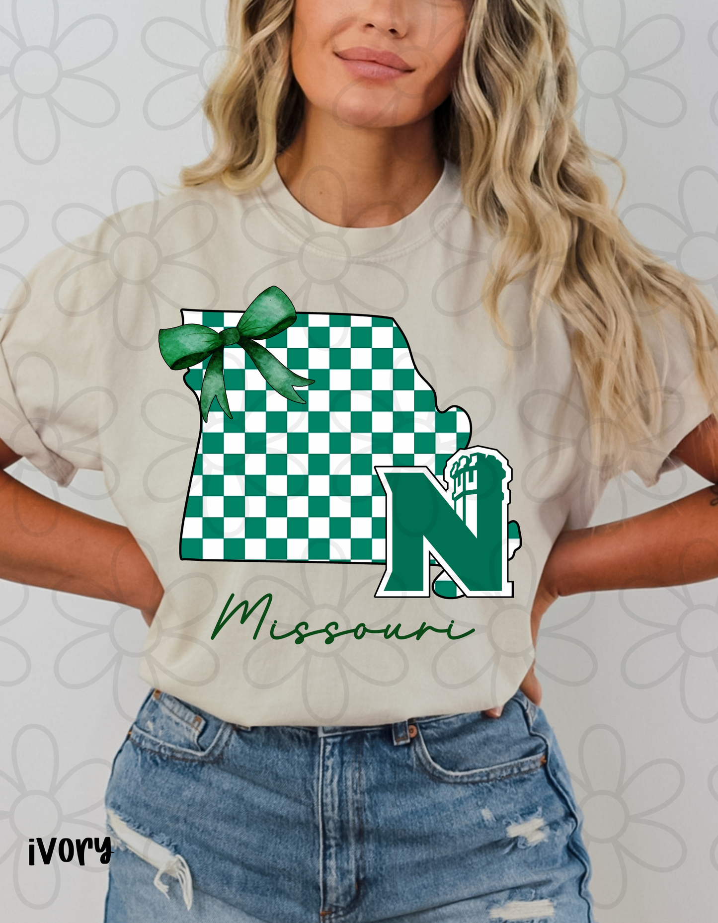 Checkered Team States (Multiple Options) DTF Transfer