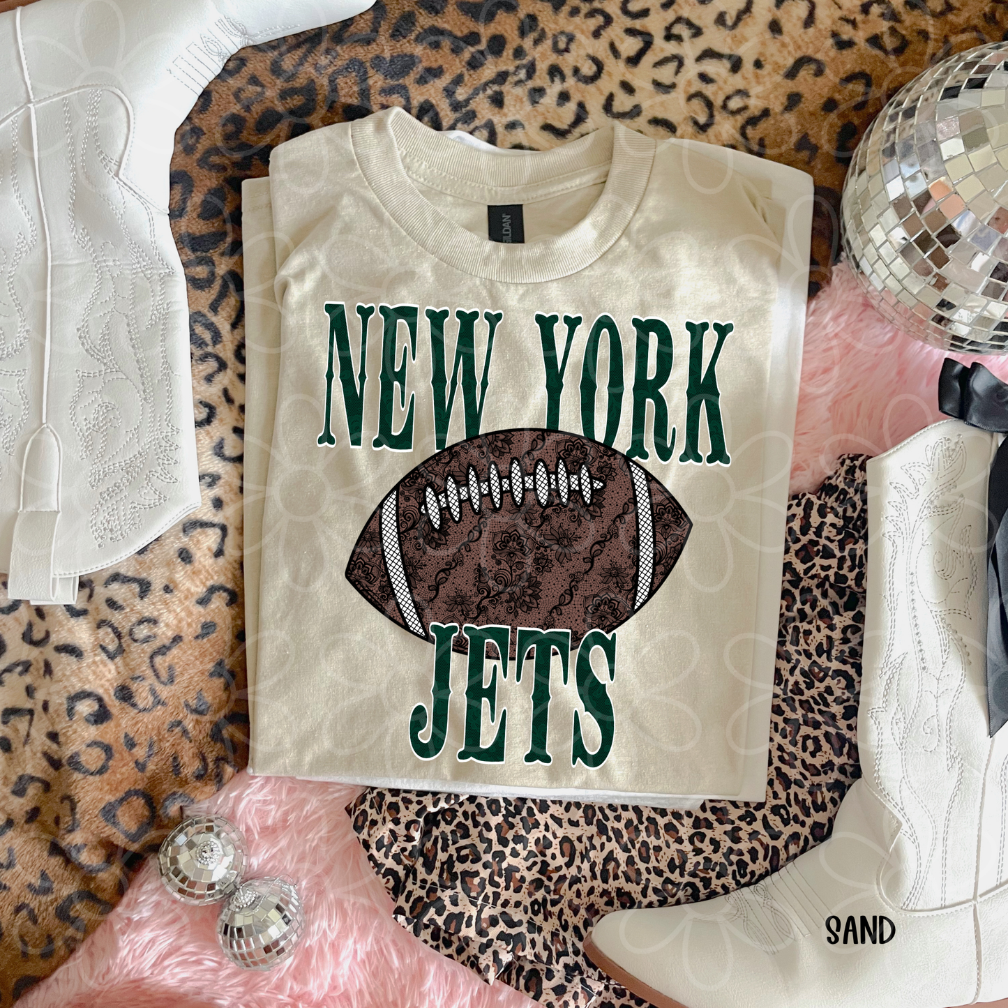 Lace Football Teams (Multiple Options) DTF Transfer