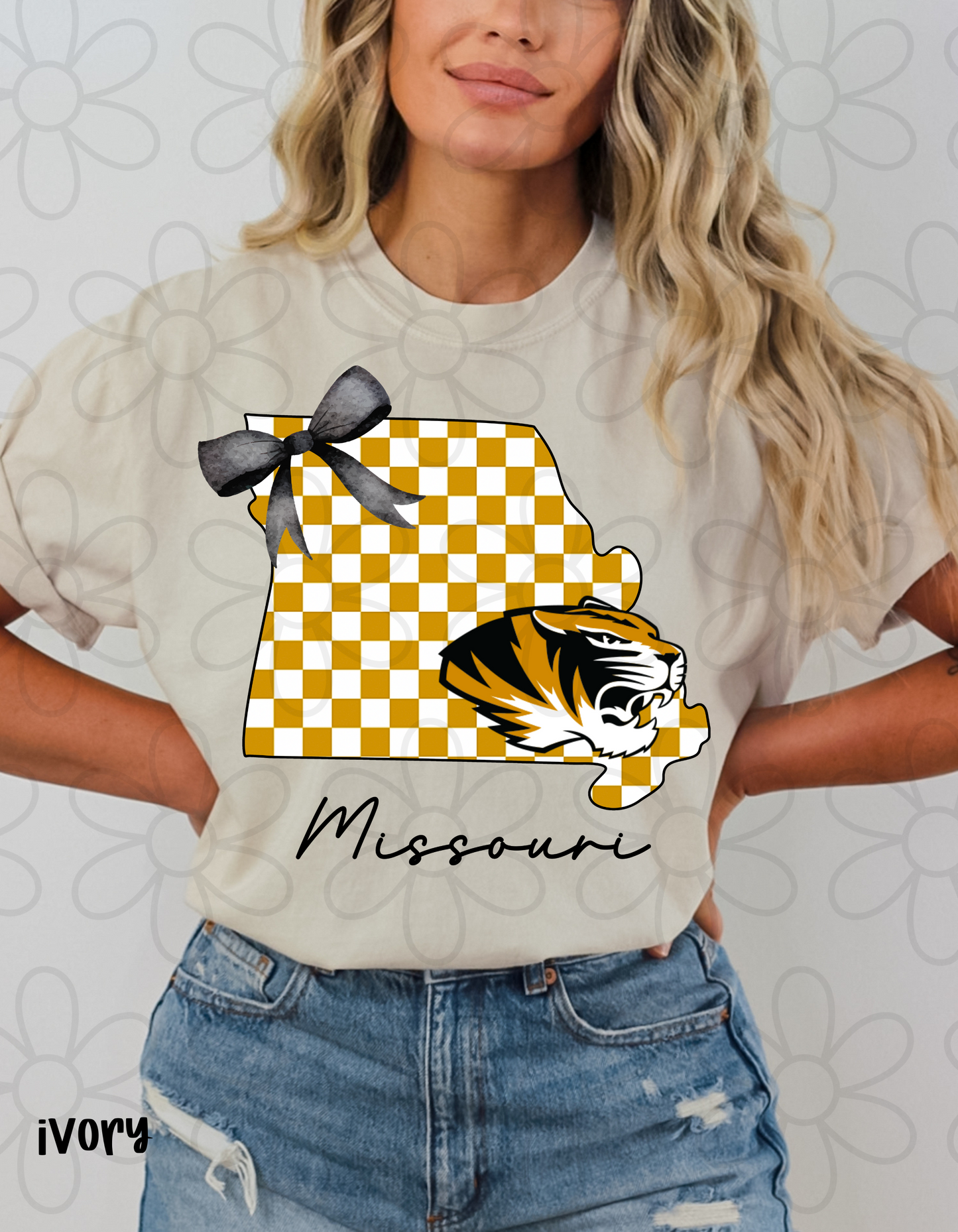 Checkered Team States (Multiple Options) DTF Transfer