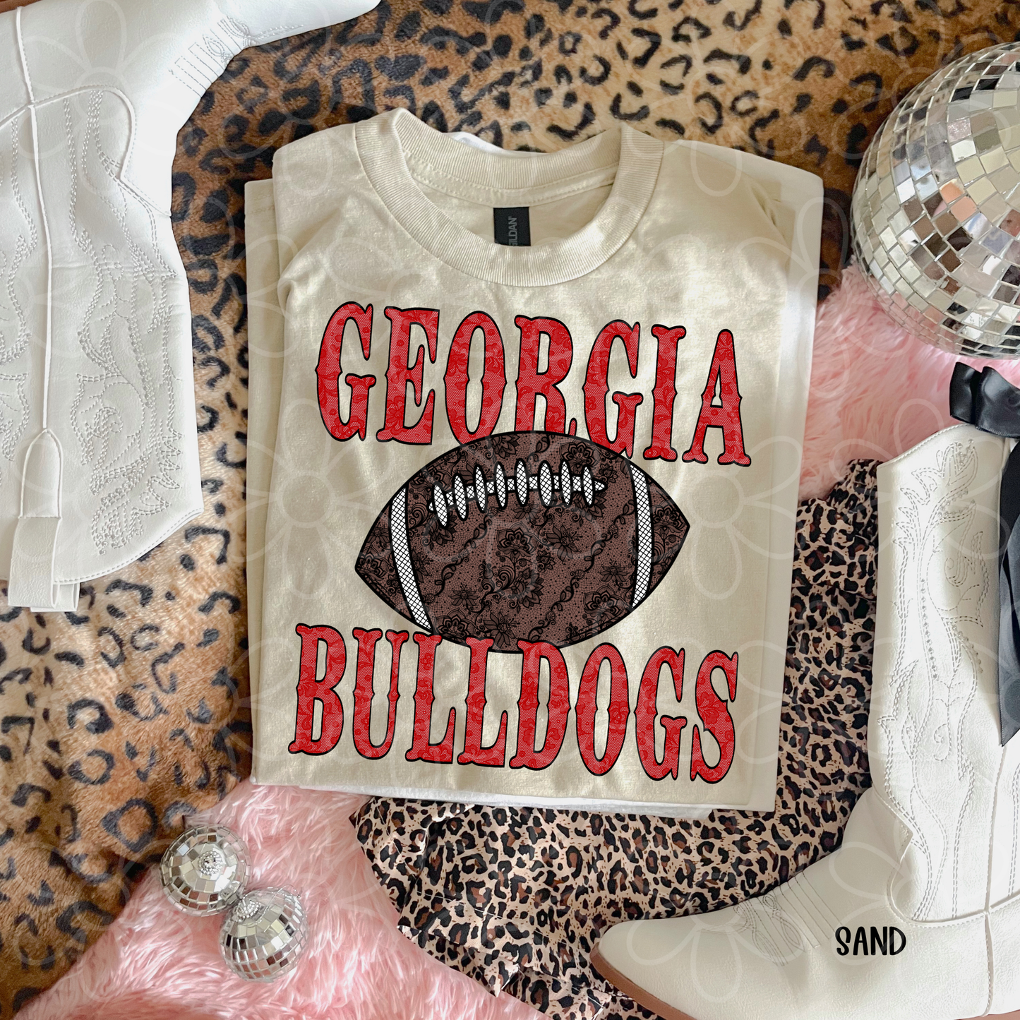 Lace Football Teams (Multiple Options) DTF Transfer