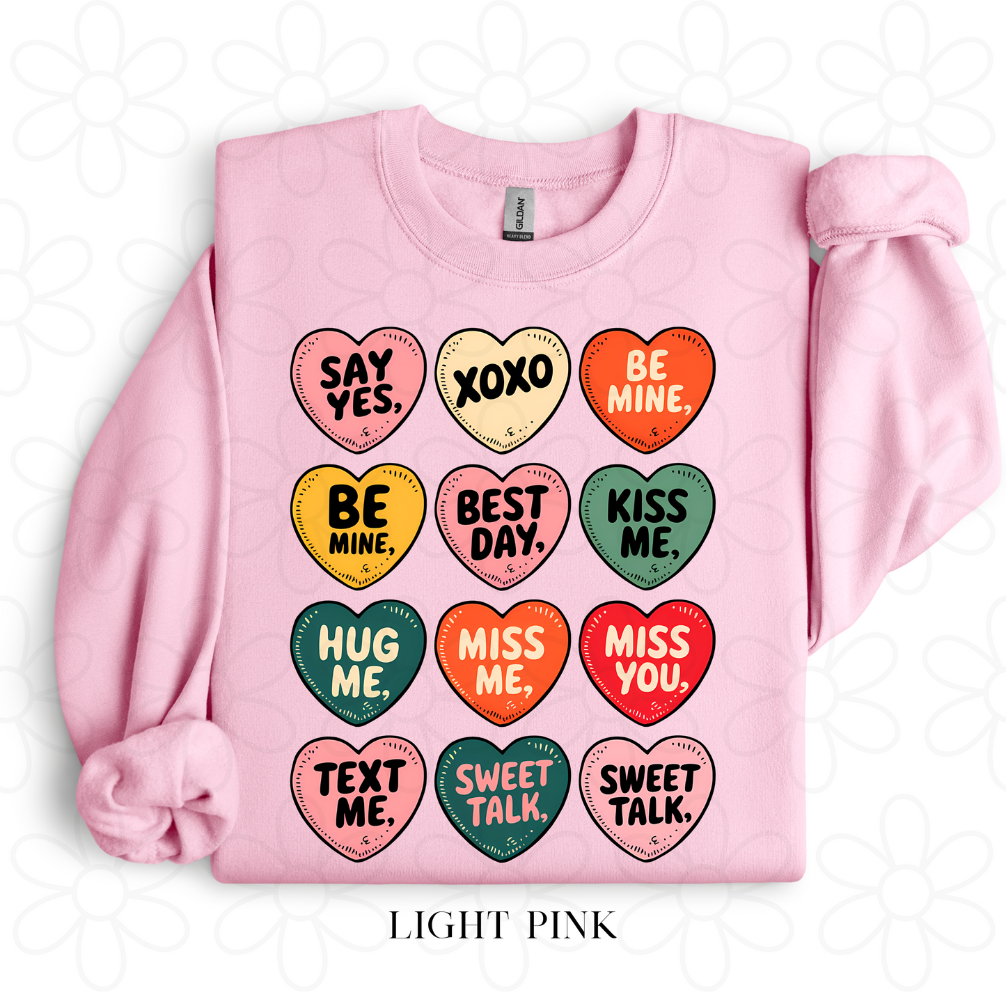 Valentine Hearts Completed Tee