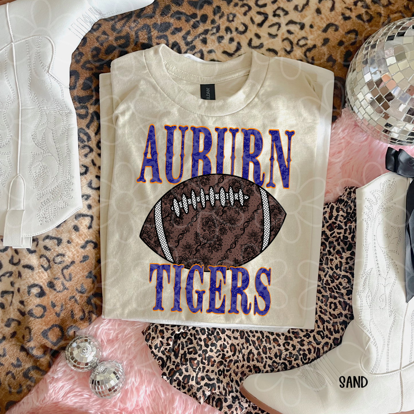 Lace Football Teams (Multiple Options) DTF Transfer