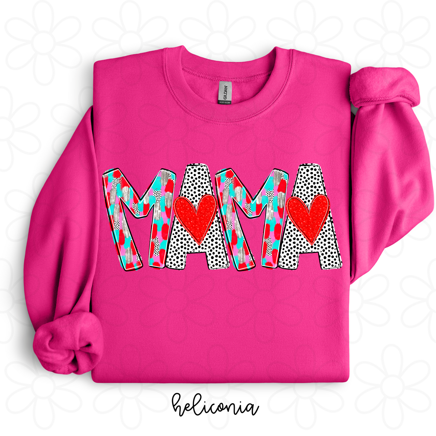 Valentines MaMa Completed Tee