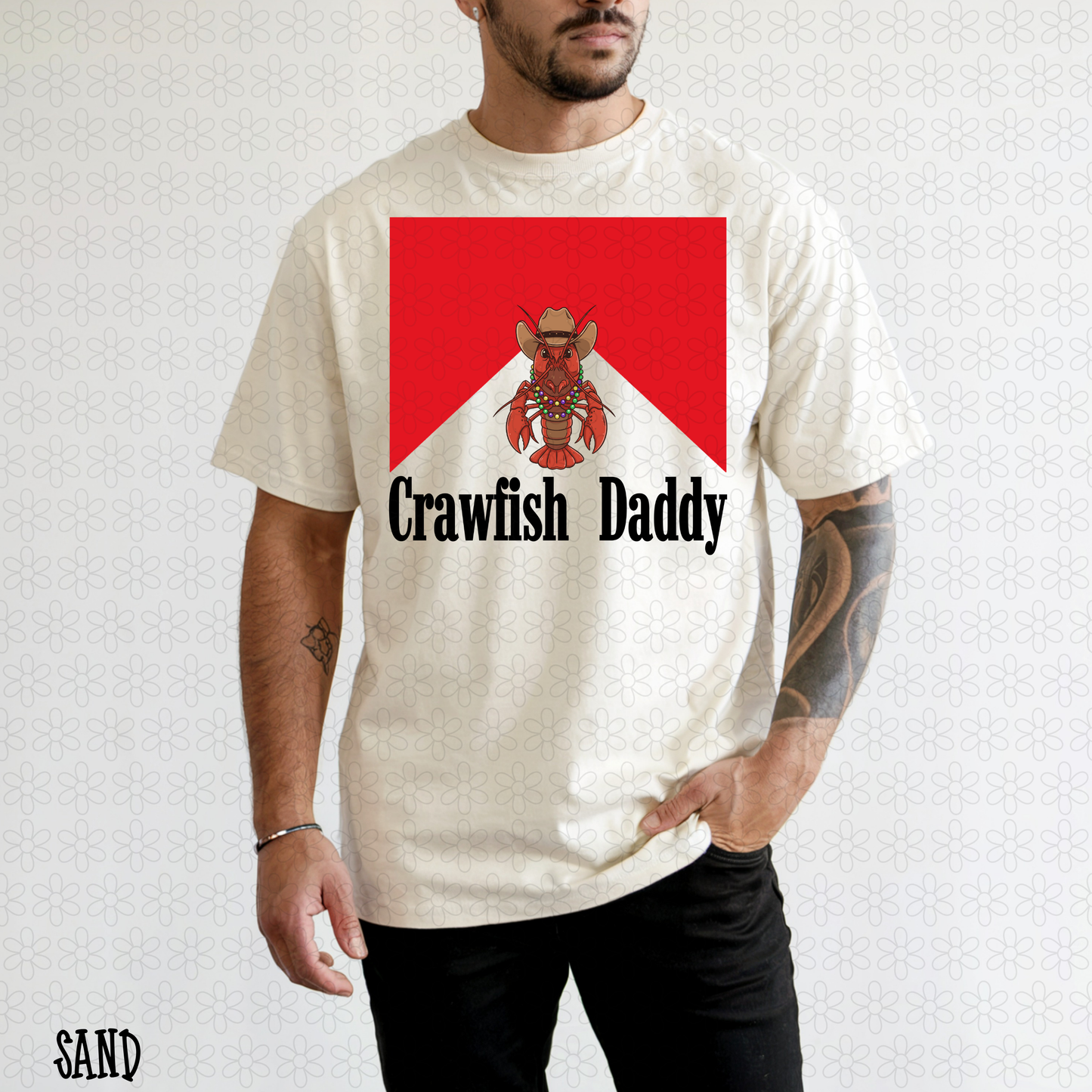 Cigarette Logo Crawfish Daddy (Multiple Color Options) DTF Transfer