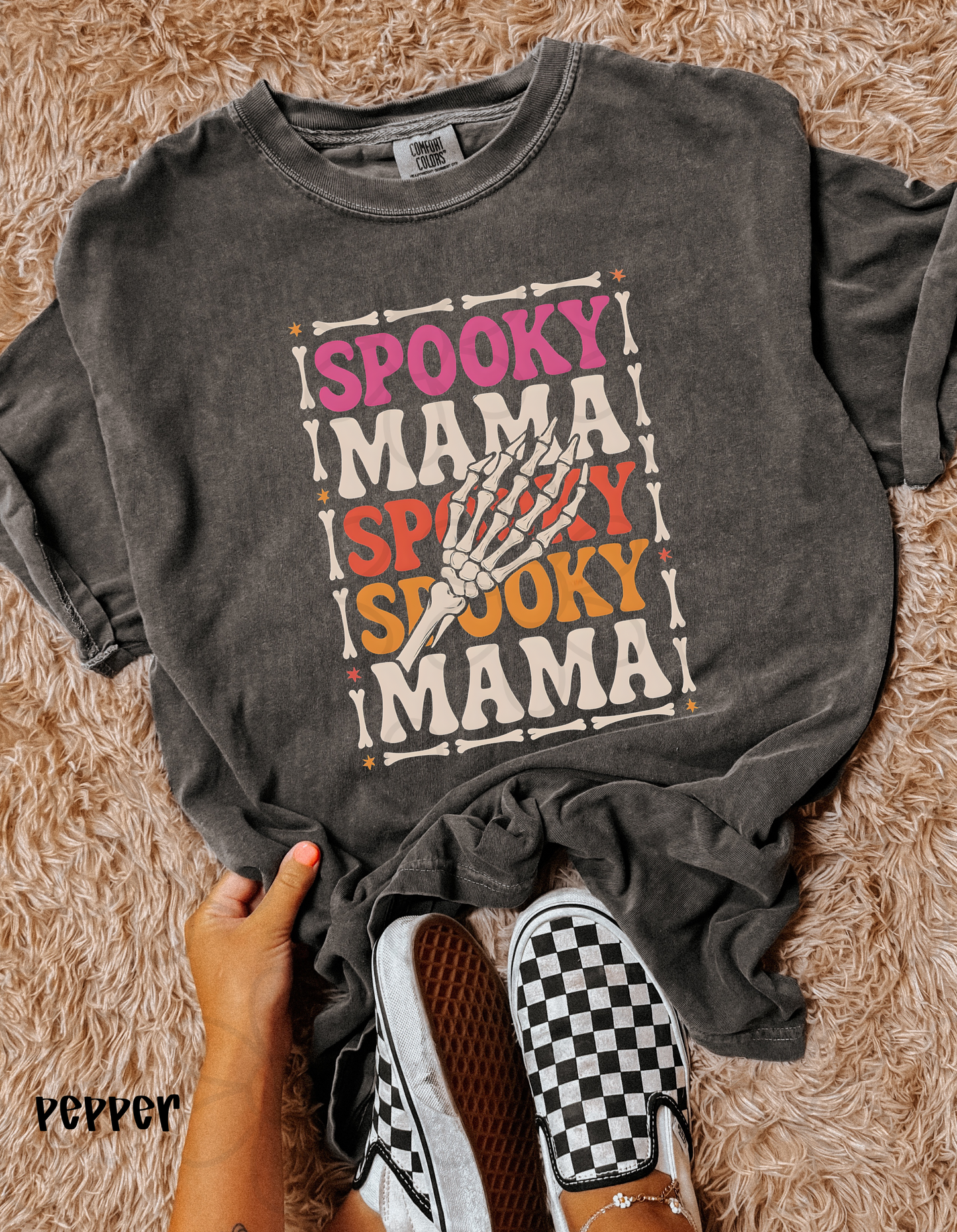 Spooky Mama Completed Tee