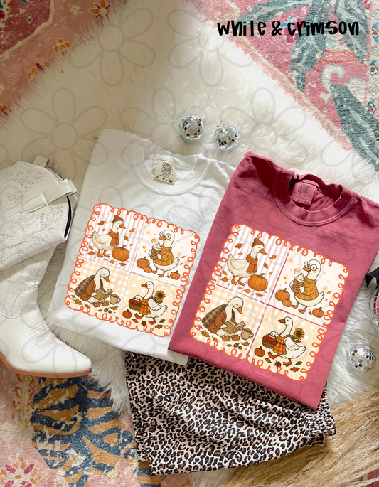 Fall Goose Kids Completed Tee