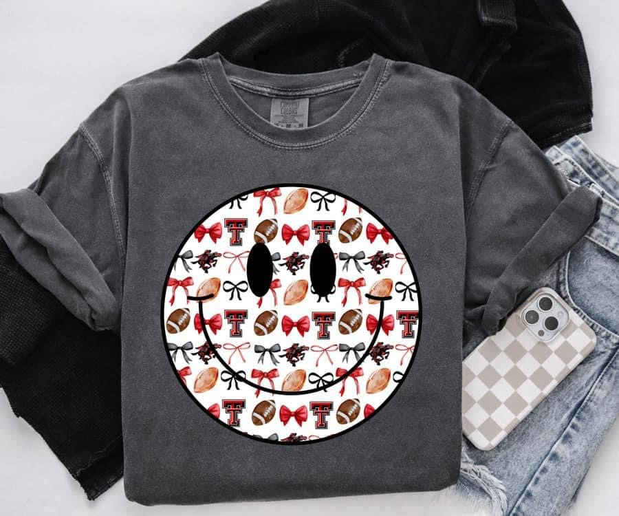 Texas Tech Smiley 🏈 Completed Tee