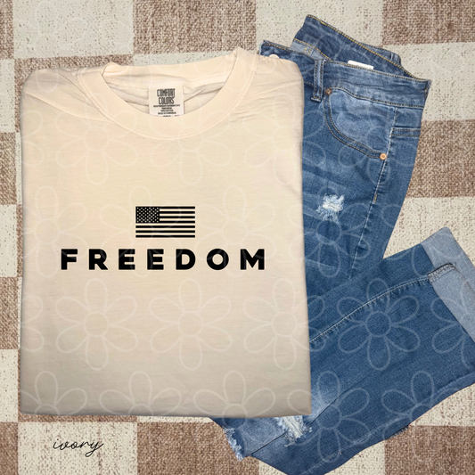 Freedom Flag Kids Completed Tee
