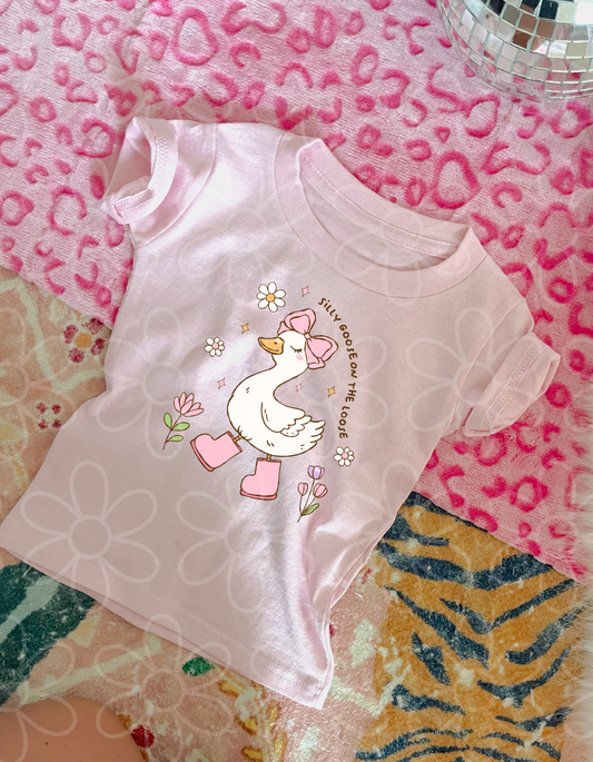 Silly Goose On The Loose Kids Completed Tee