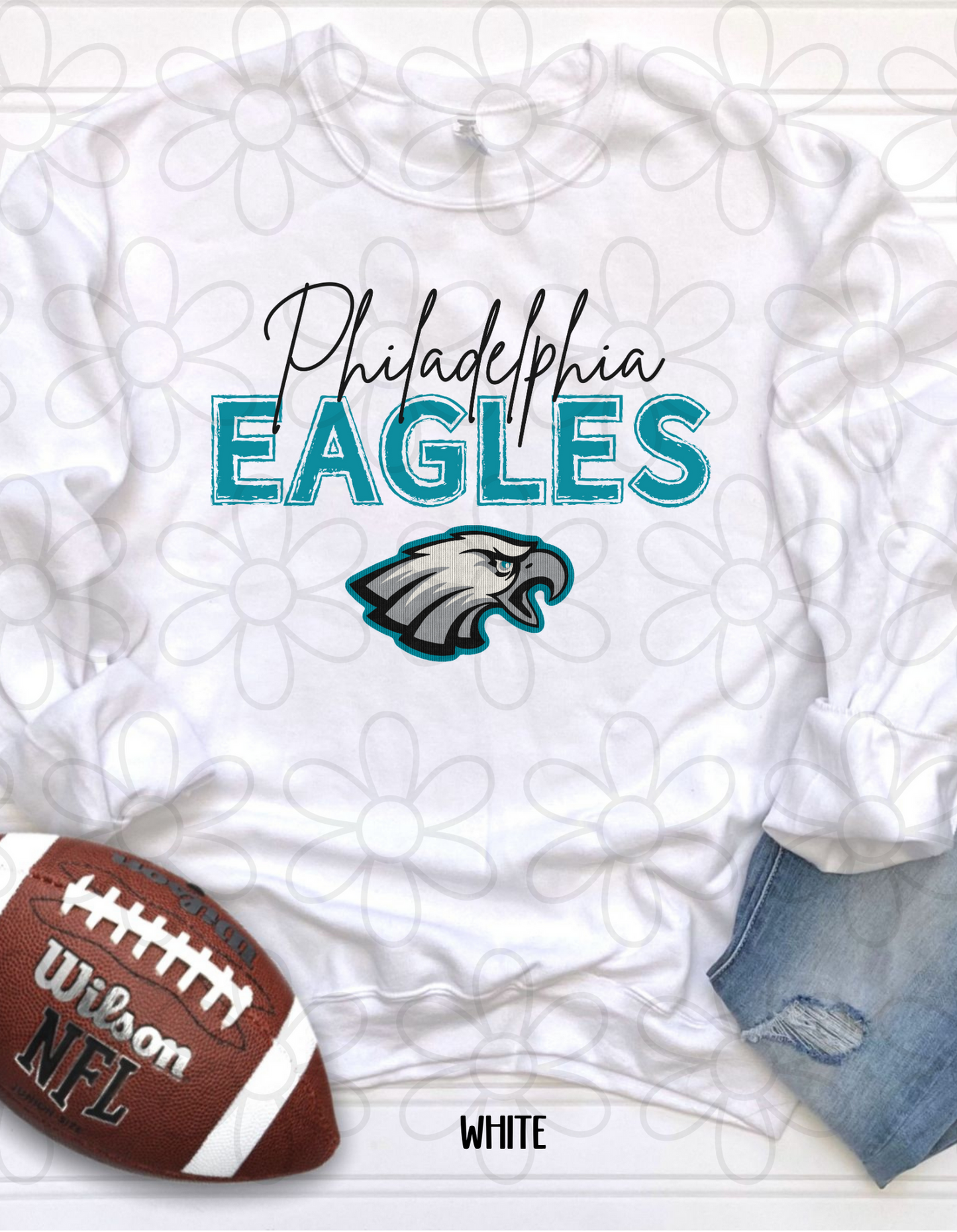Cursive Sports Teams (Multiple Options) Kids Completed Tee