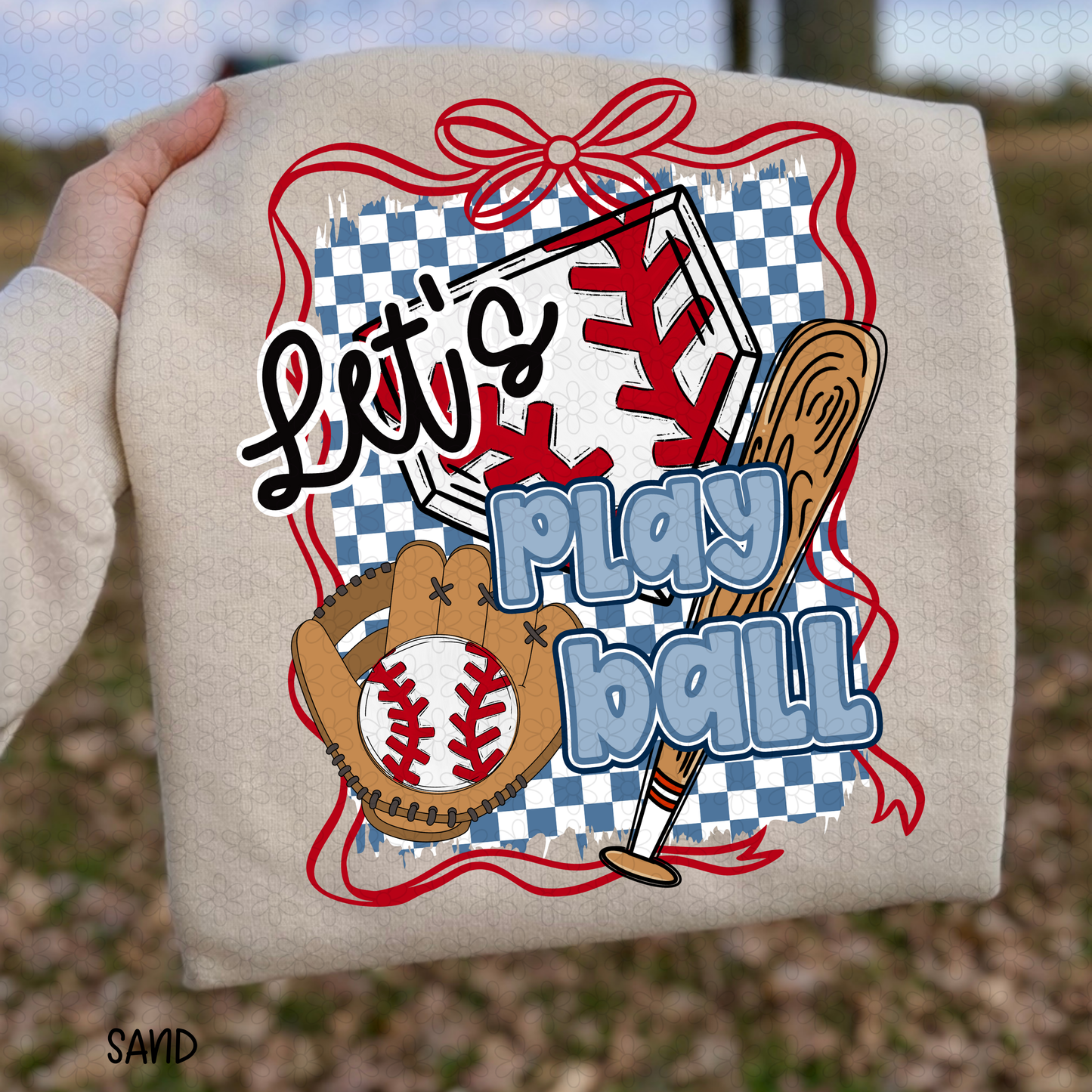 Baseball Let's Play Ball DTF Transfer