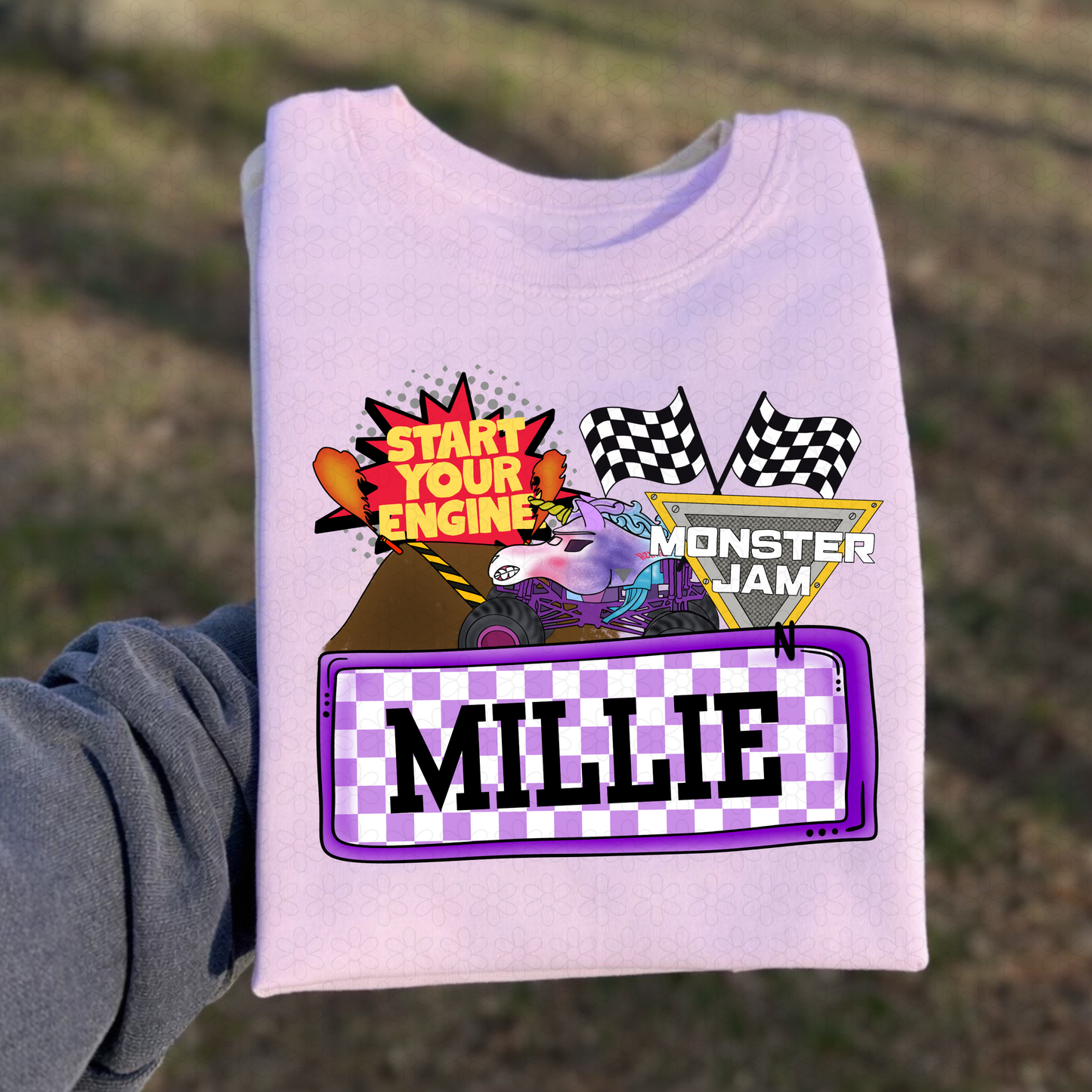 MJ Custom Name Plate DTF Transfer