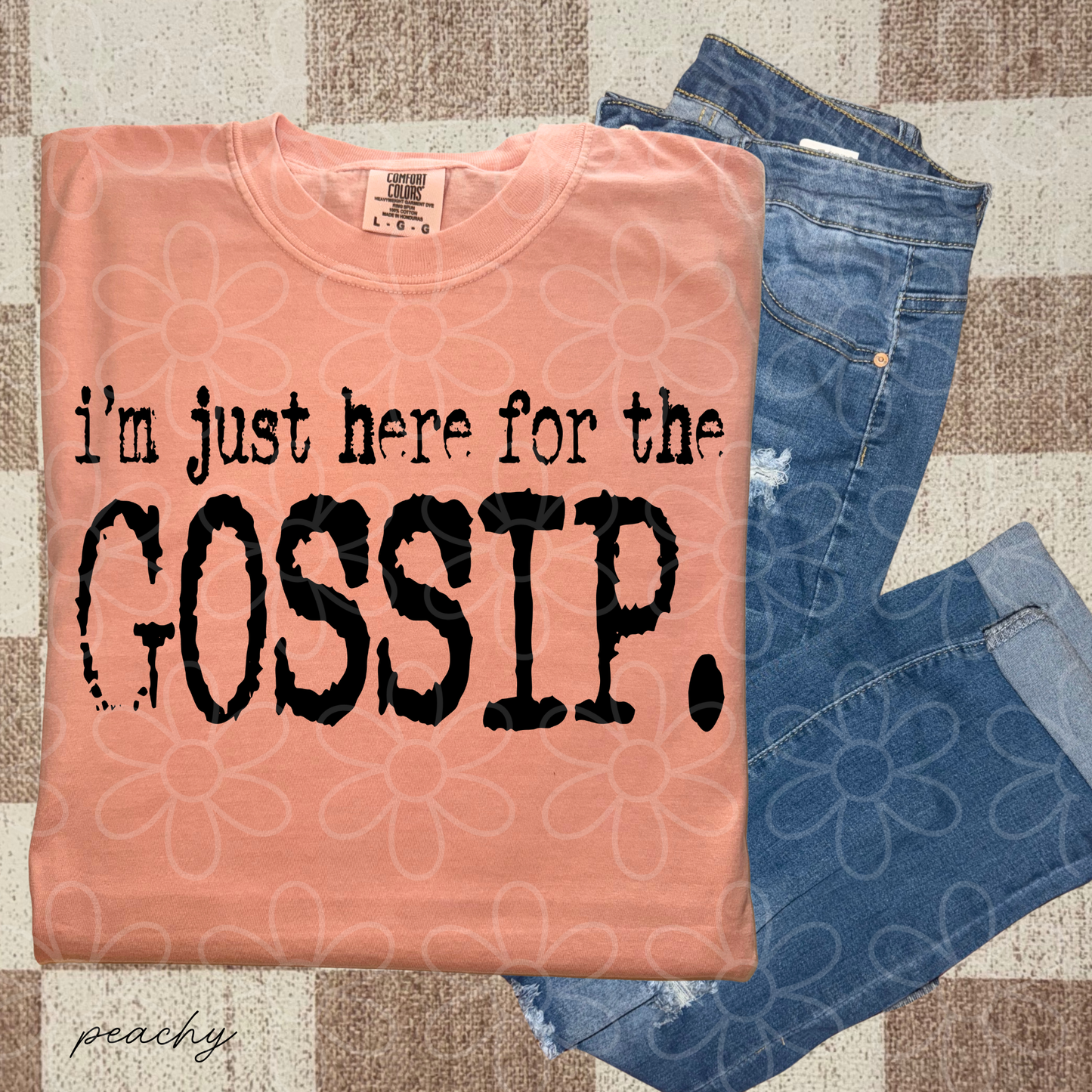 Thanksgiving I'm Just Here For The (Multiple Options) Completed Tee
