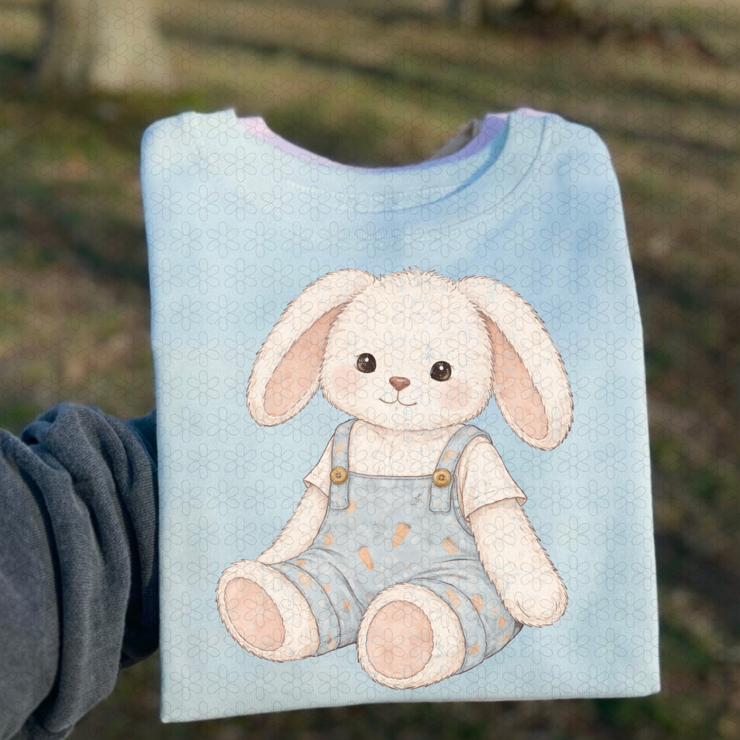 Carrot Overall Bunny DTF Transfer