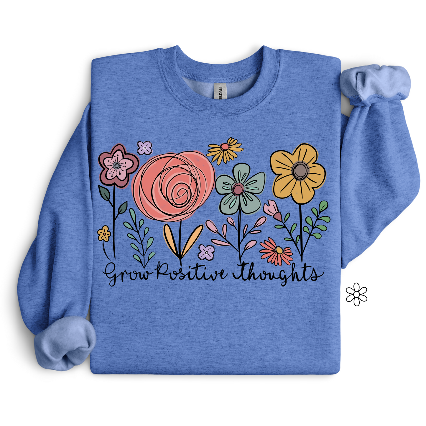 Grow Positive Thoughts Completed Tee