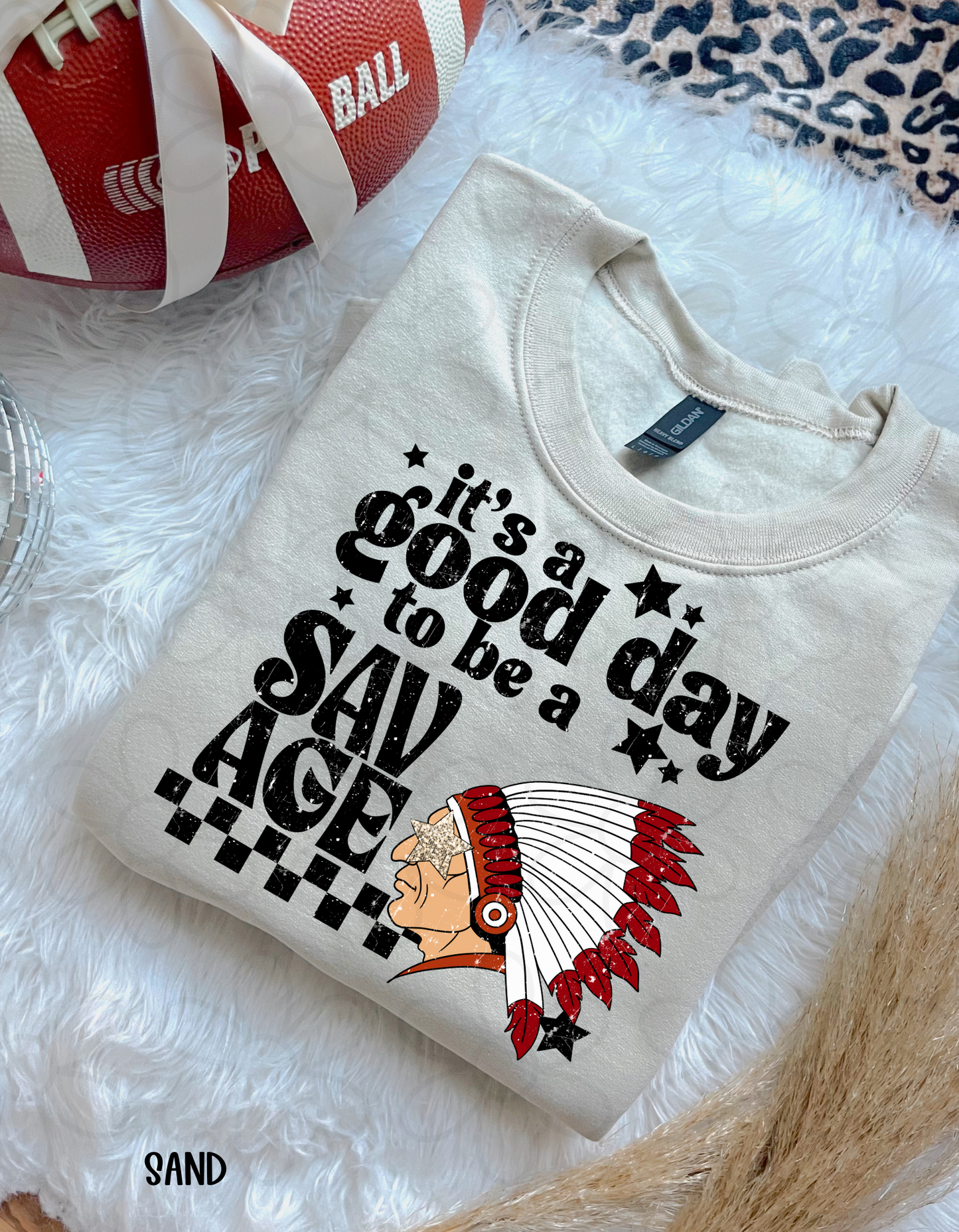 Checkered It's A Good Day To Be A Sports Teams (Multiple Options) Kids Completed Tee
