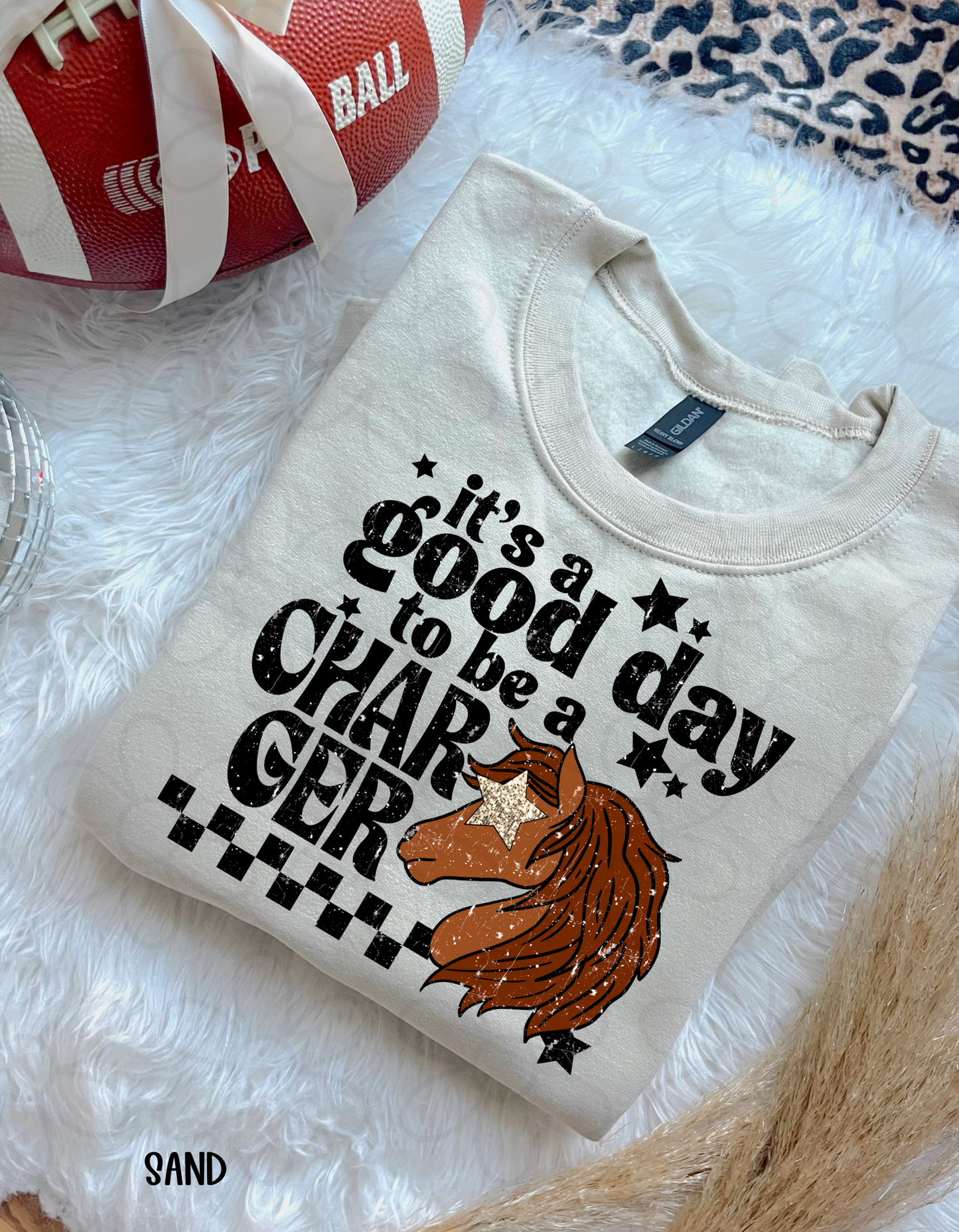 Checkered It's A Good Day To Be A Sports Teams (Multiple Options) Kids Completed Tee