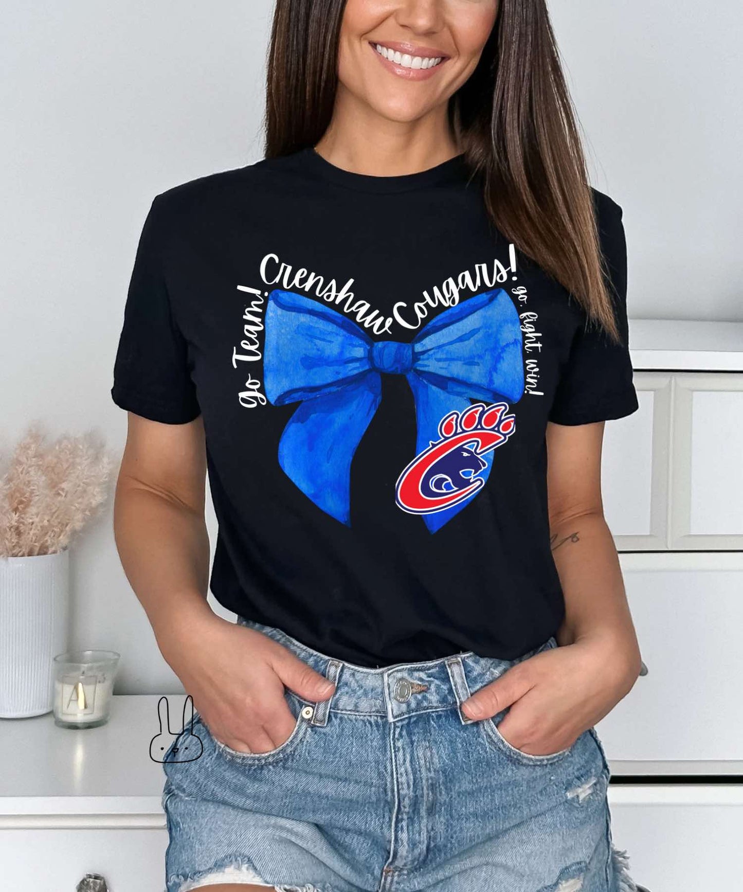 Crenshaw Cougars Bow Transfer only