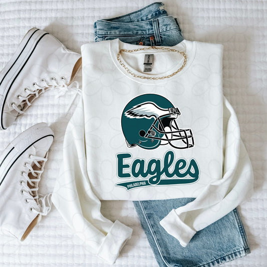 Eagles Helmet Completed Tee