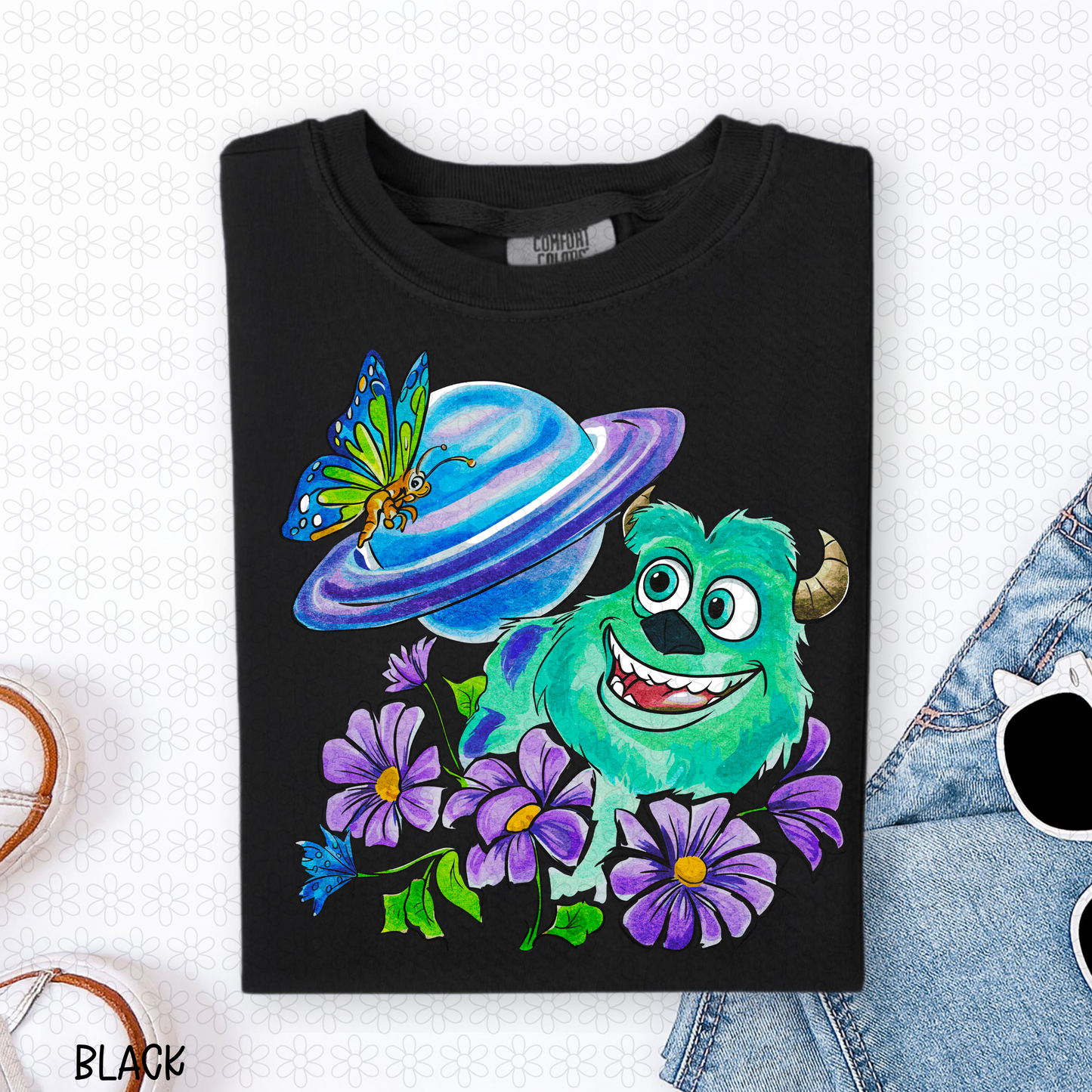 Retro Neon Sully DTF Transfer