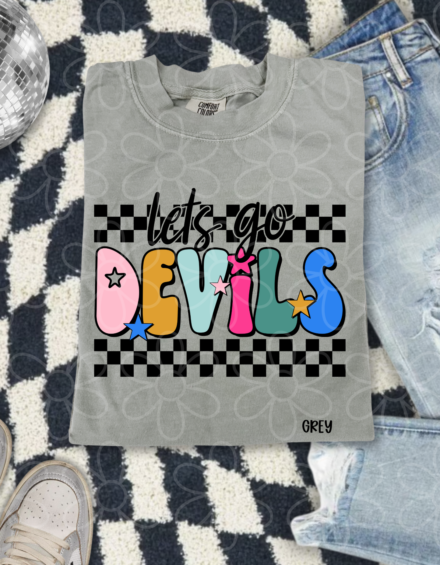 Retro Let's Go Sports Teams (Multiple Options) No Customs Completed Tee